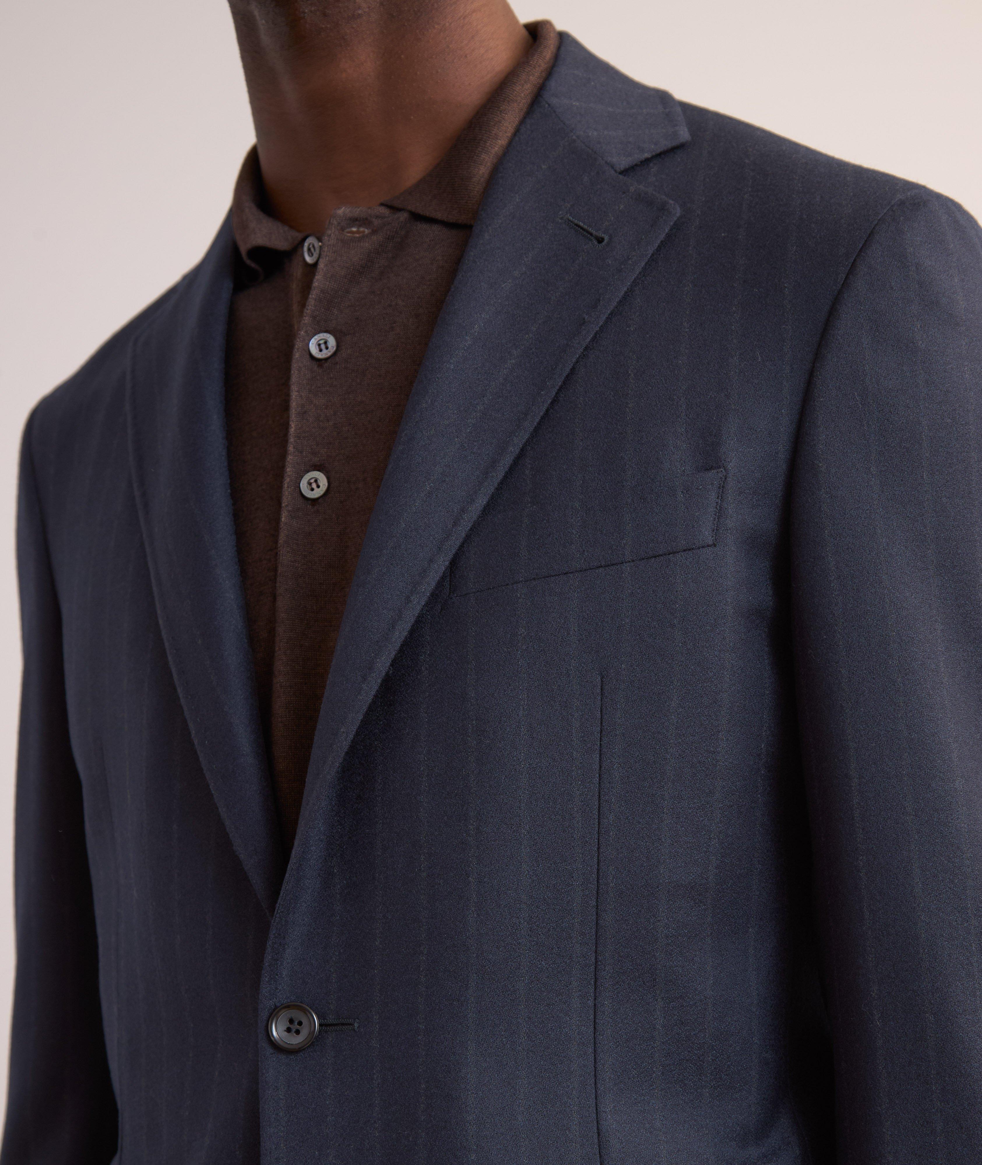 Kei Chalkstripe Stretch-Wool Suit  image 3