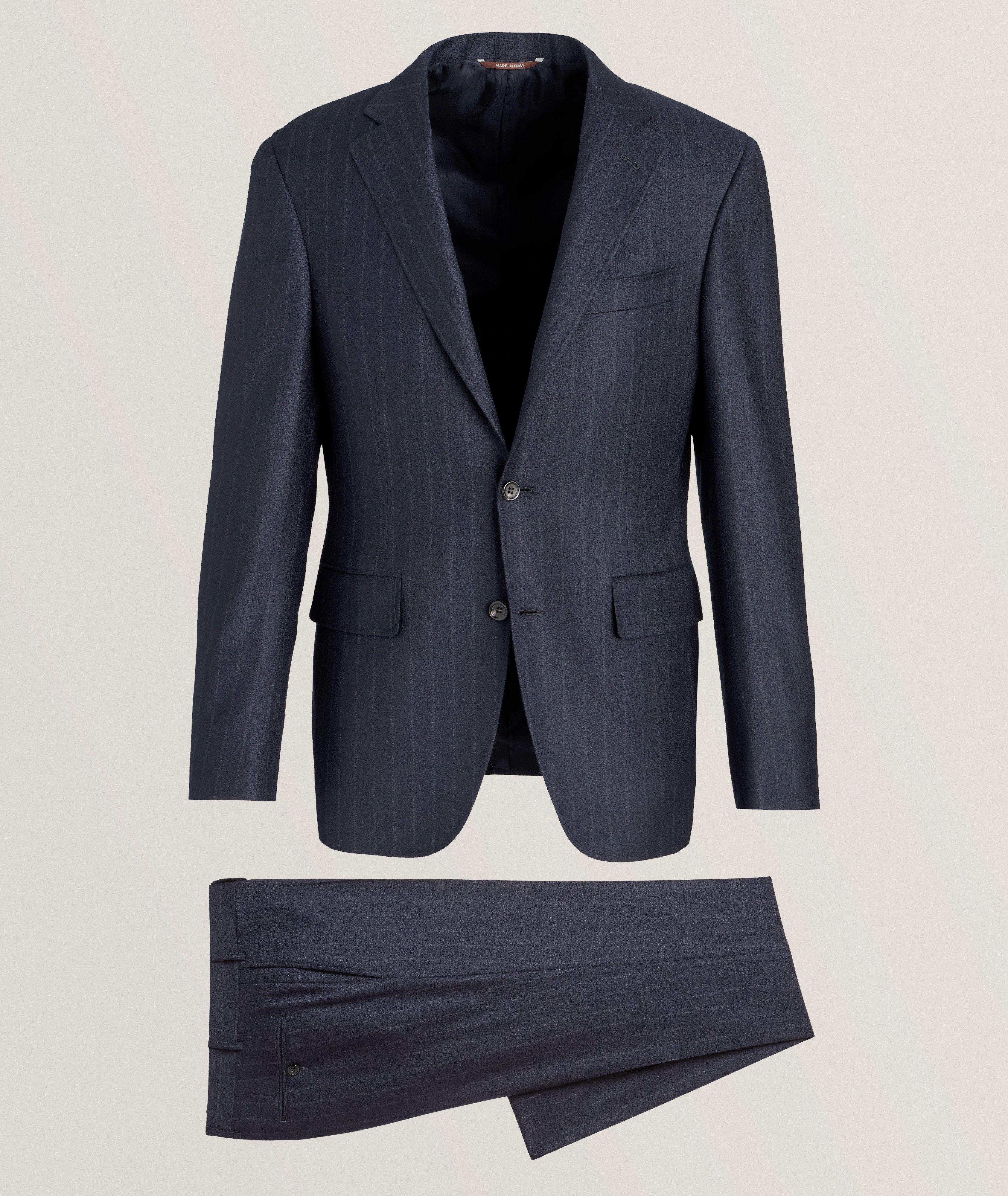 Kei Chalkstripe Stretch-Wool Suit  image 0