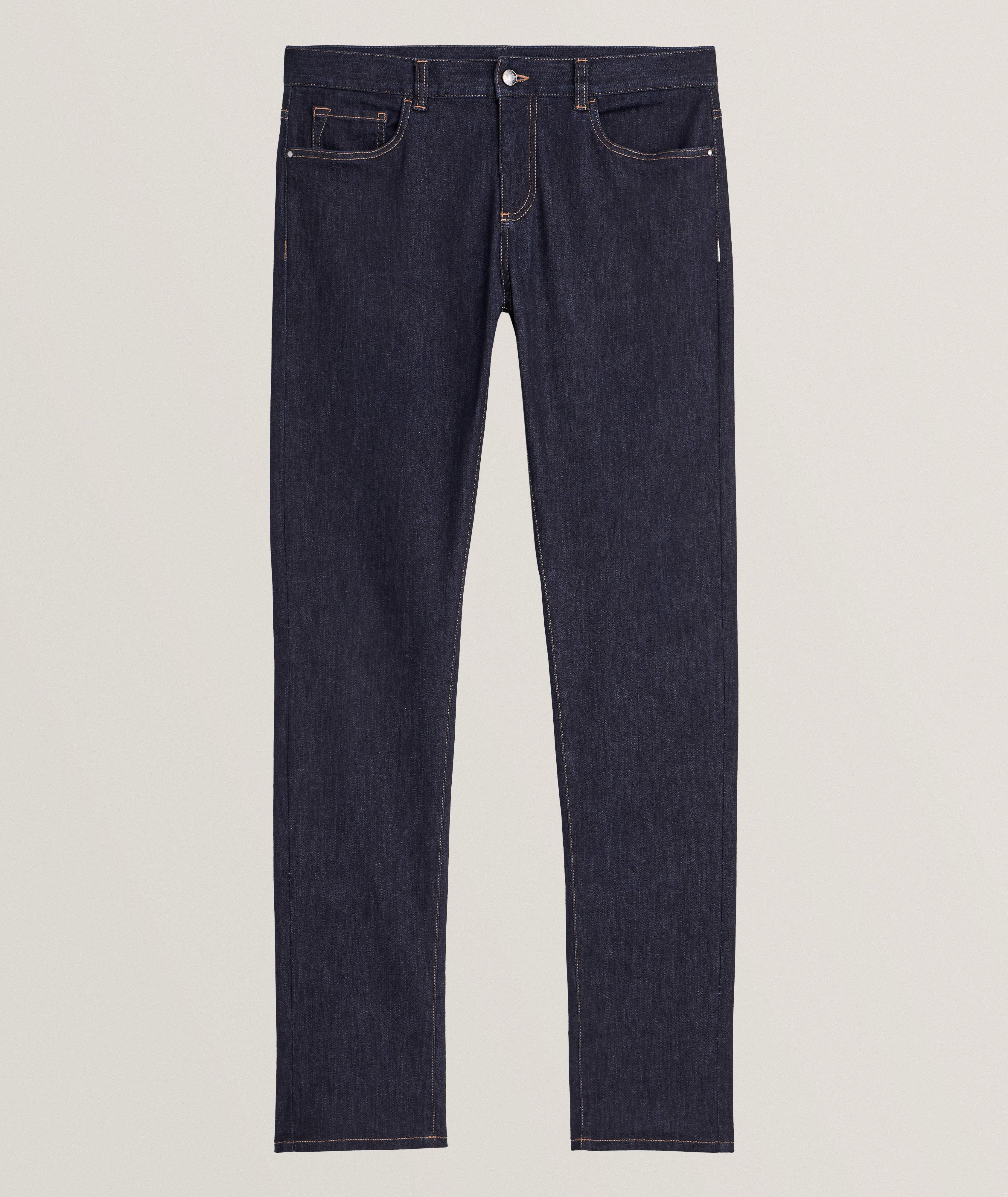 Stretch-Cotton Blend Jeans image 0