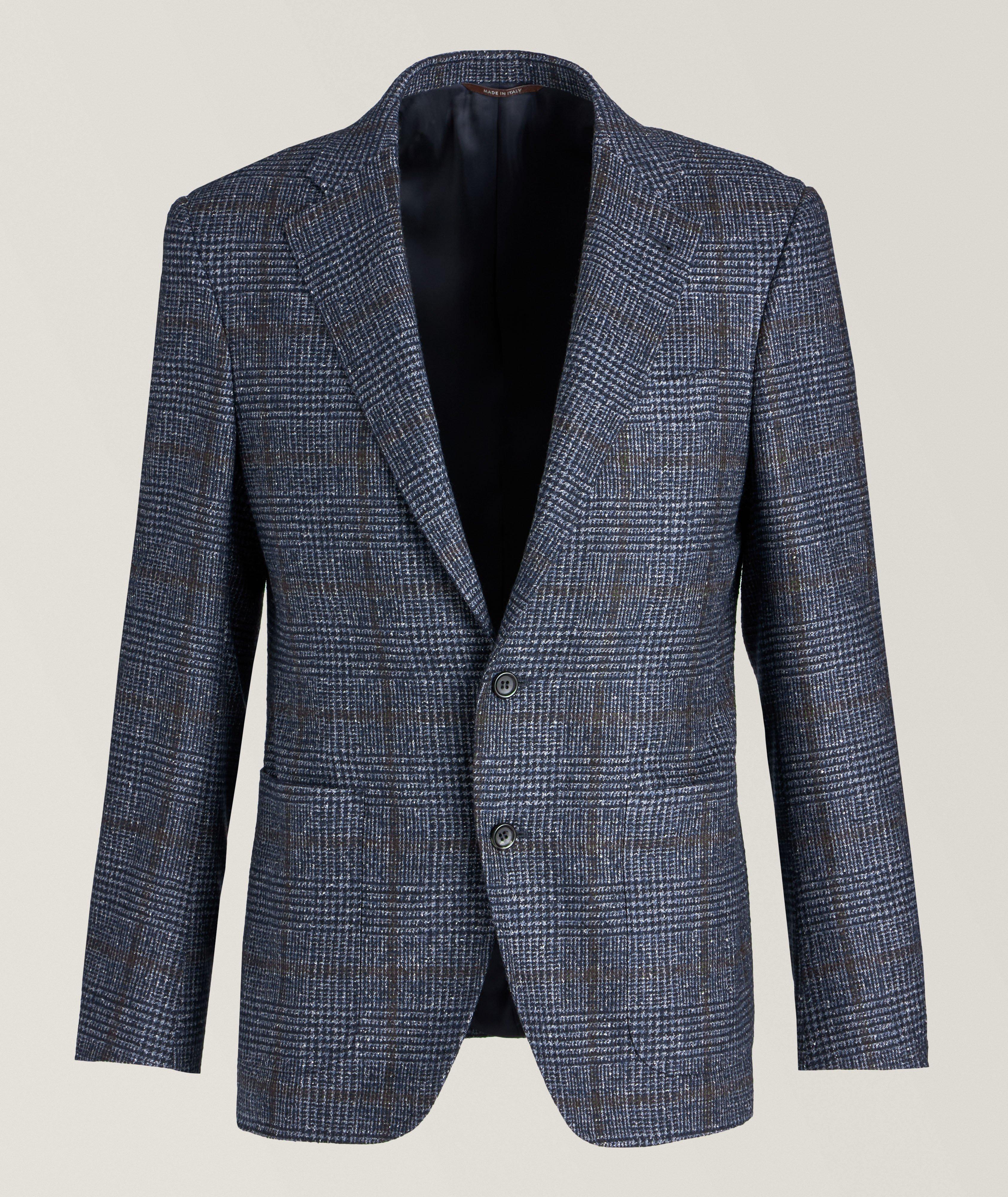 Canali Veston Kei en laine chinée