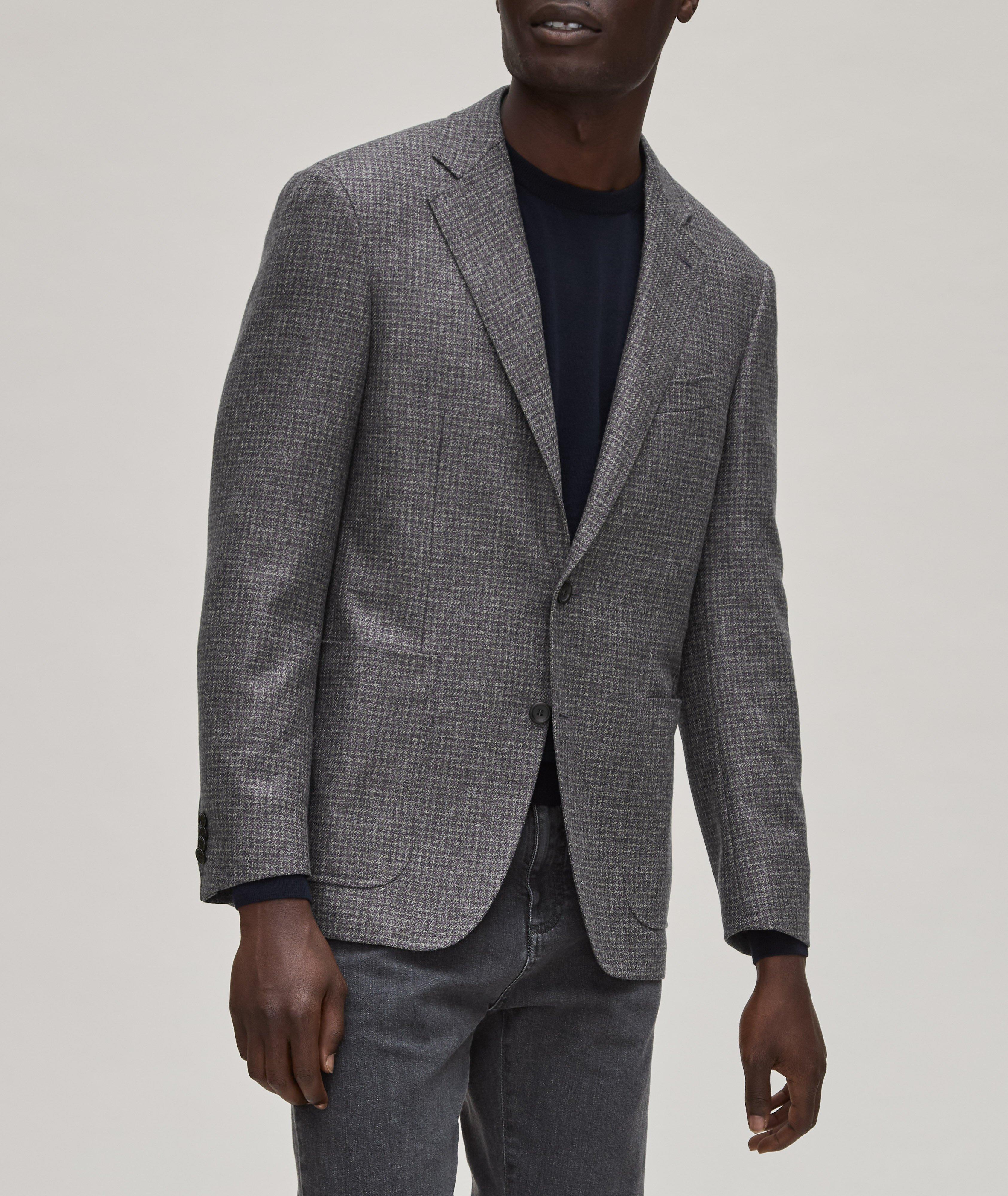  Kei Houndstooth Wool Sport Jacket image 1