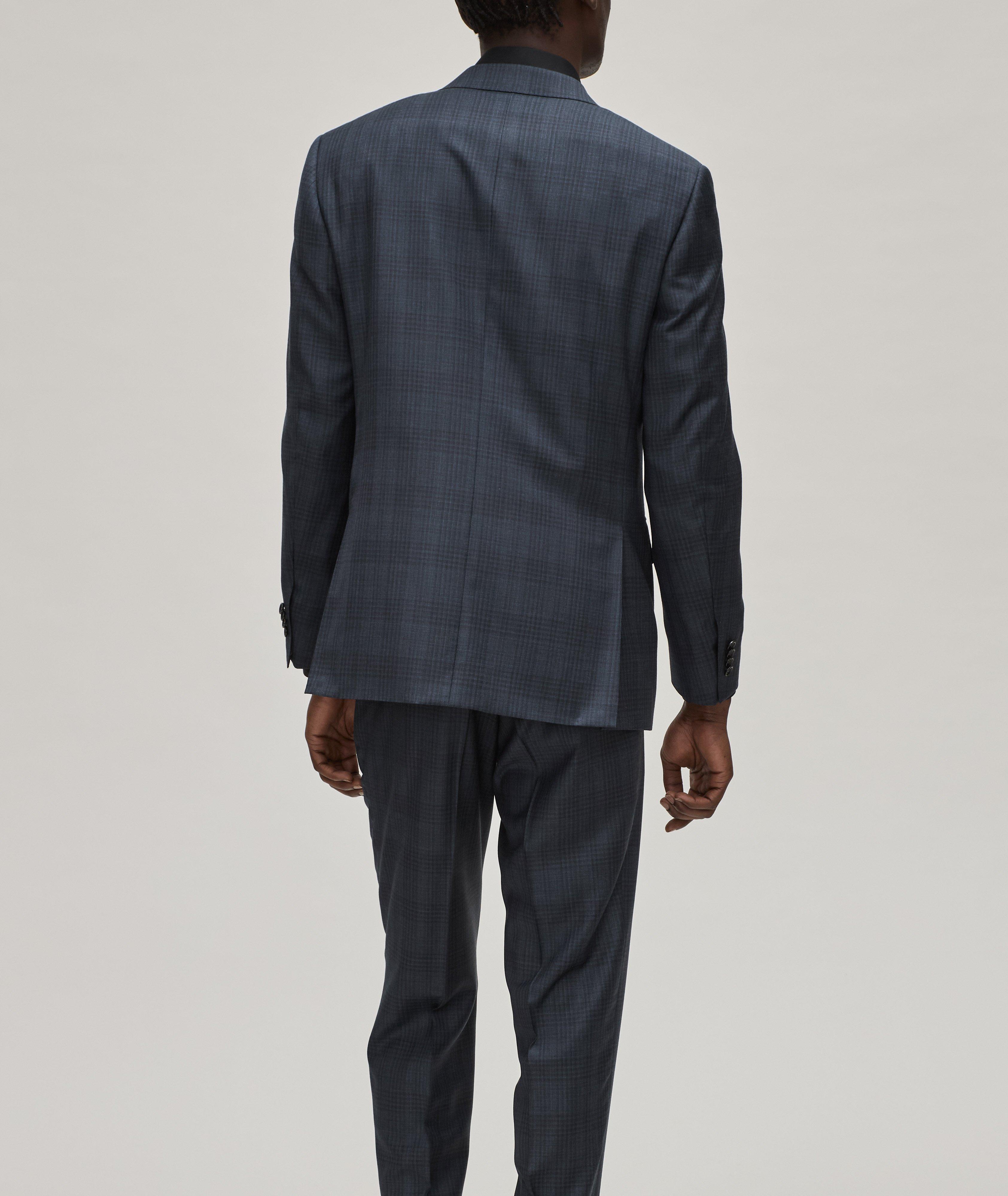 Contemporary Checkered Wool Suit  image 2