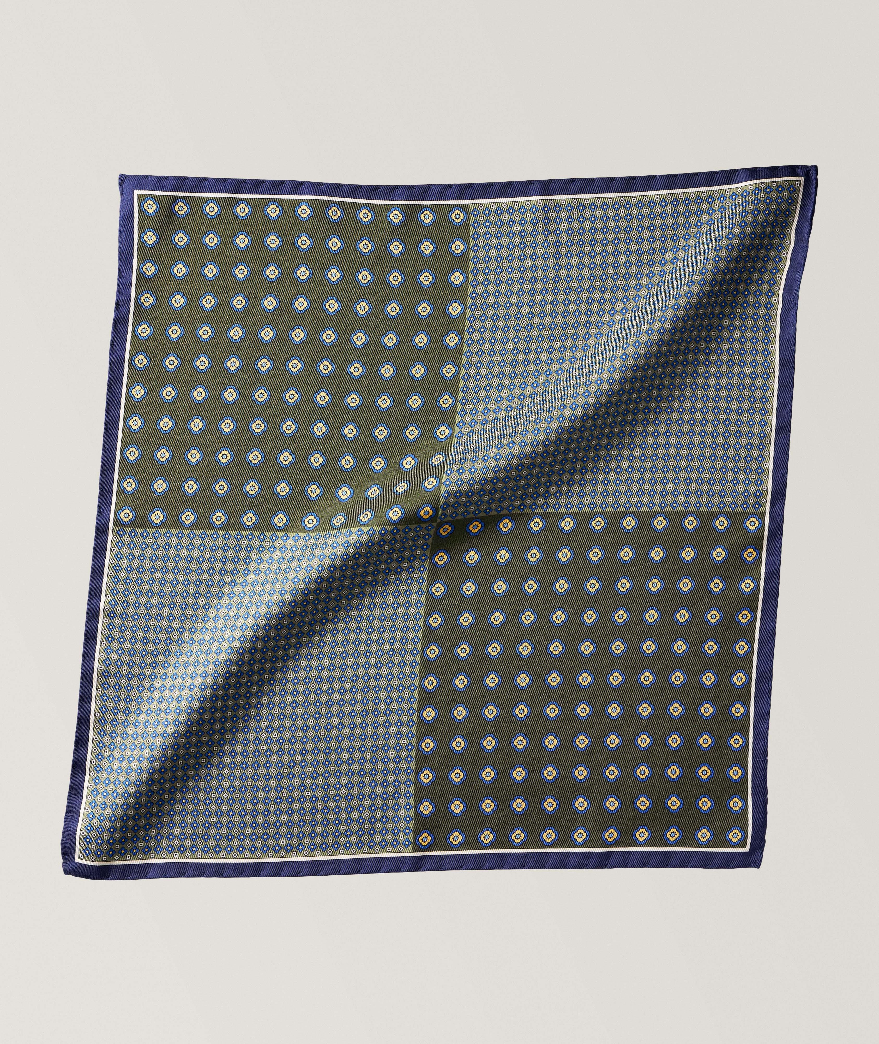 Floral Silk Pocket Square image 0