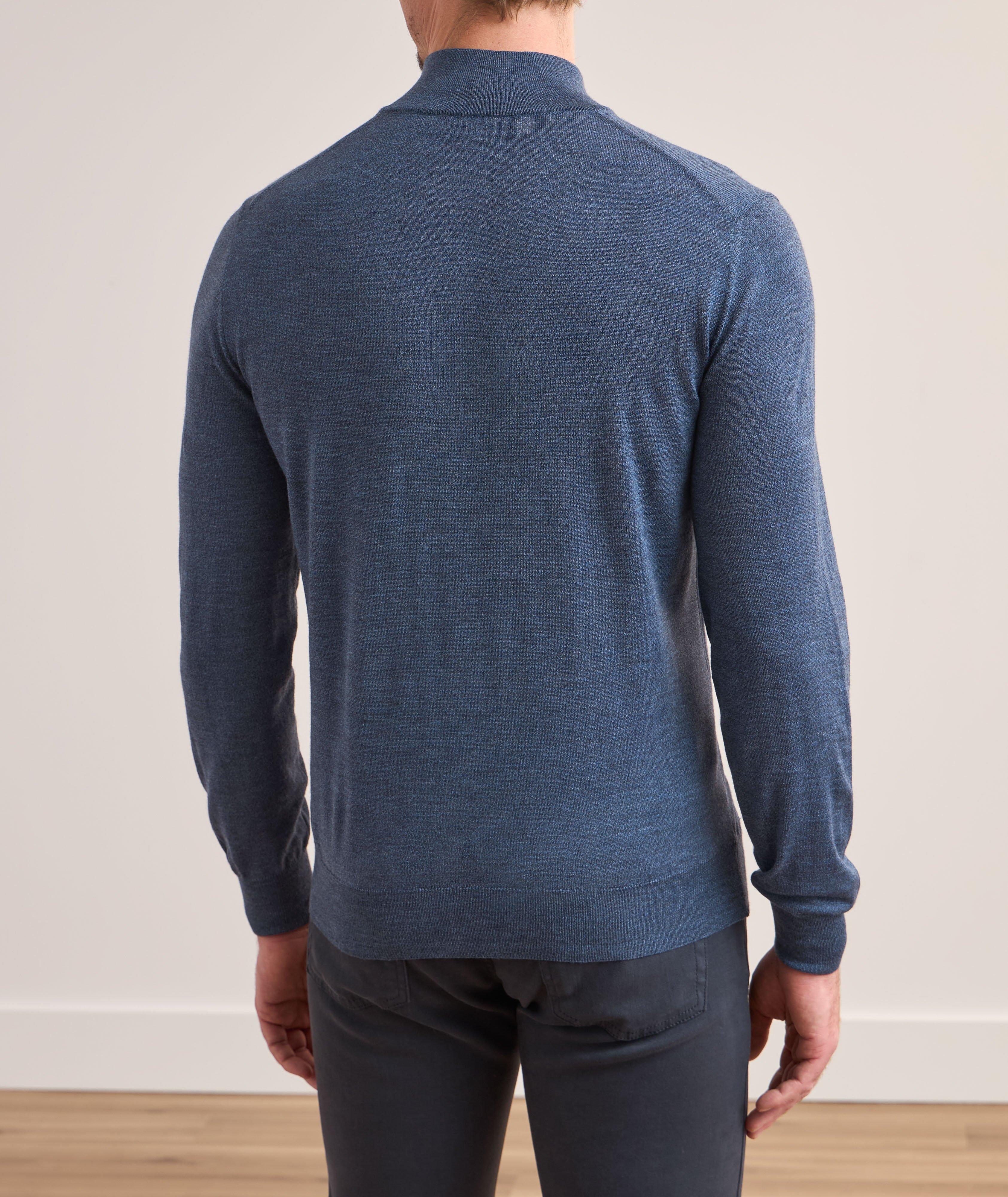 Wool Quarter-Zip Sweater image 2