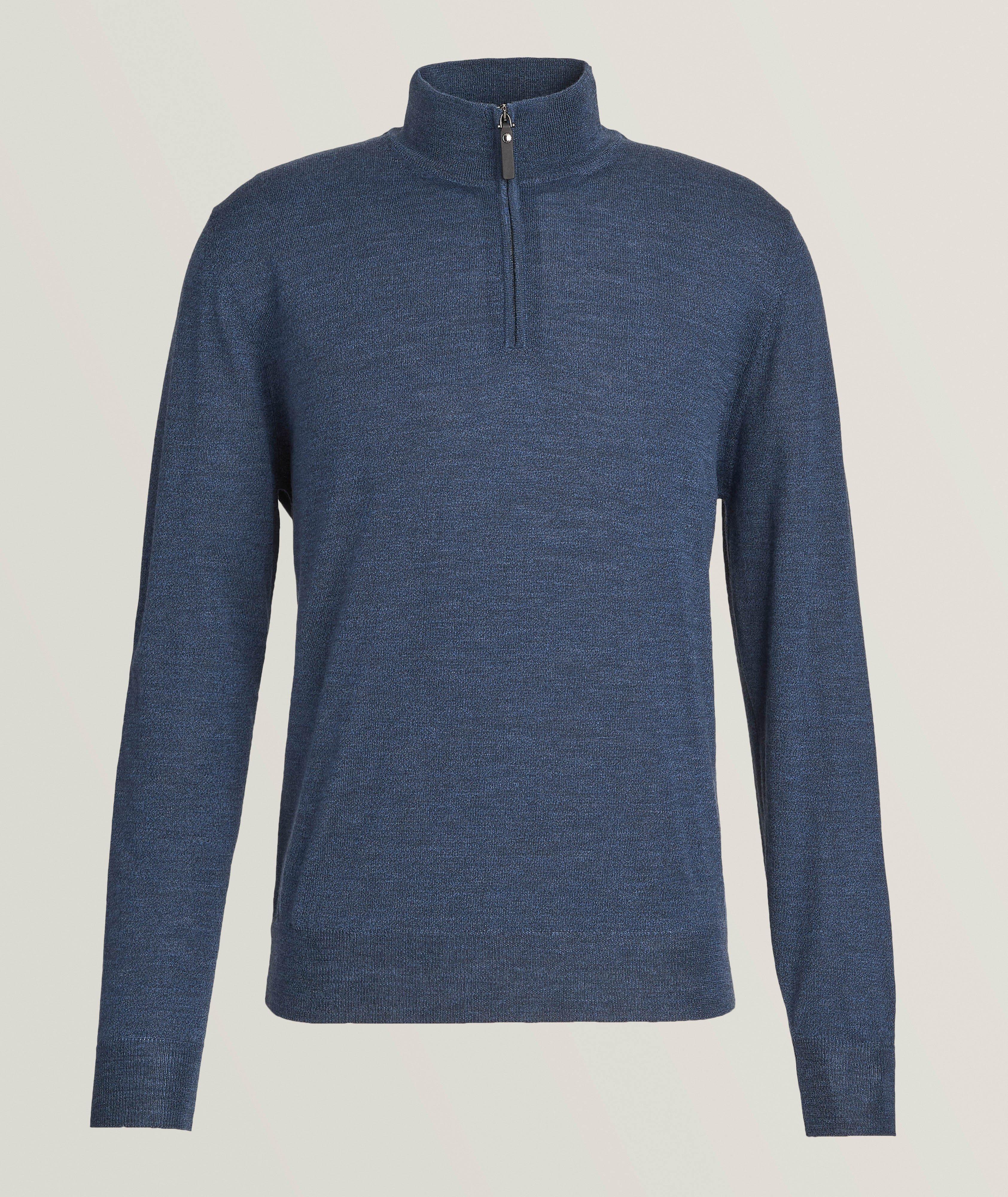 Wool Quarter-Zip Sweater image 0