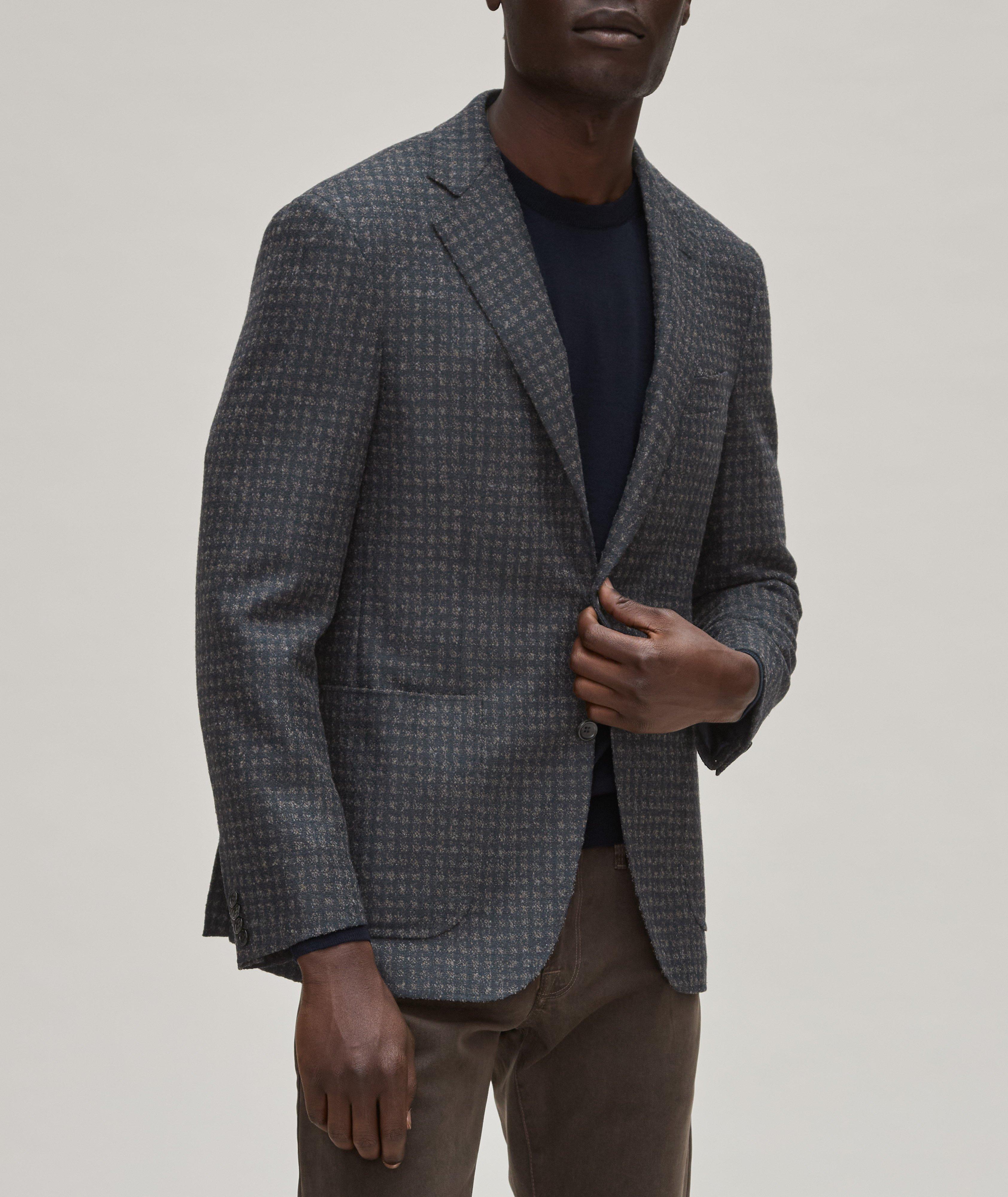 Waffle Check Wool Sport Jacket  image 1