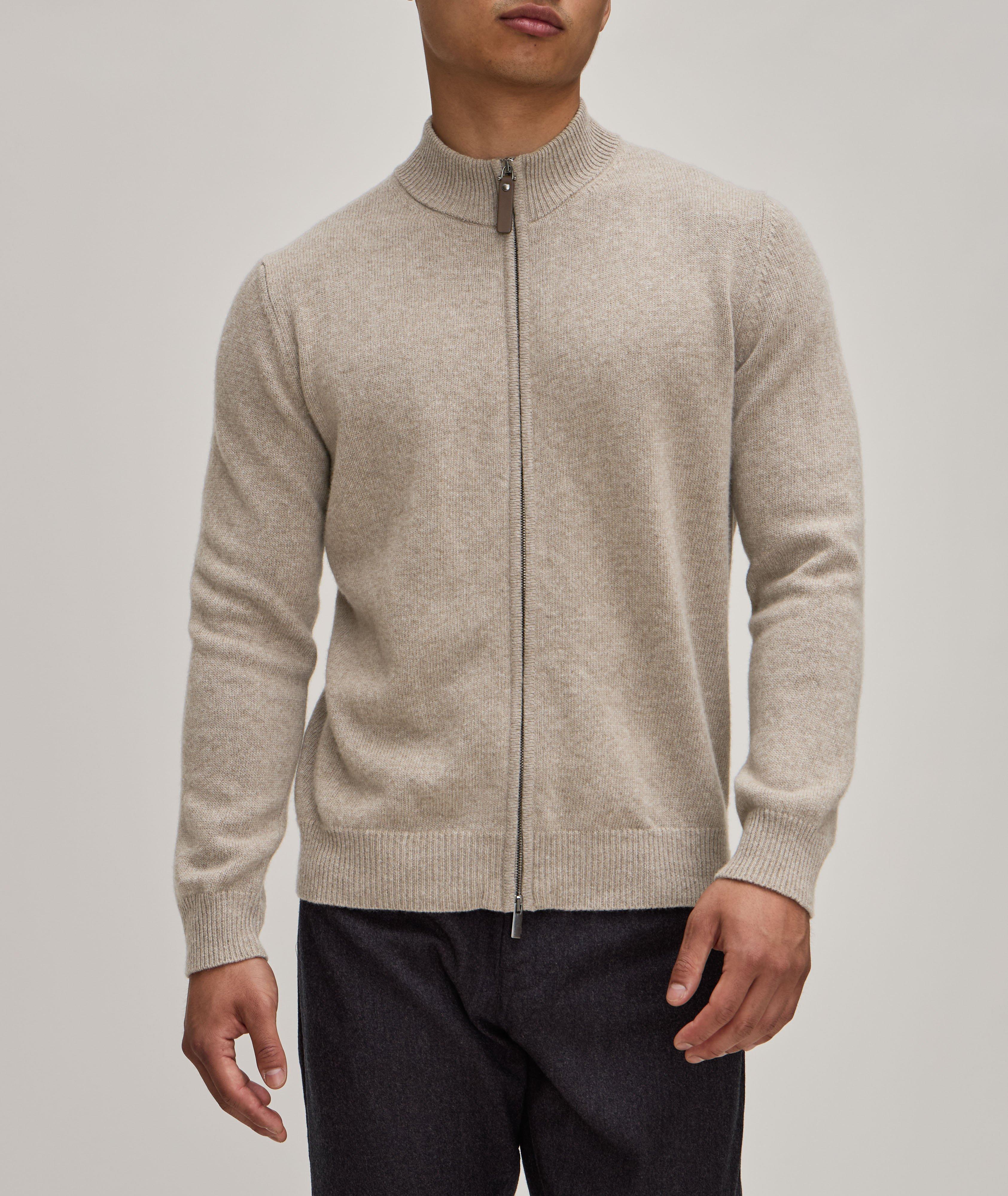 Wool-Cashmere Full-Zip Sweater image 1