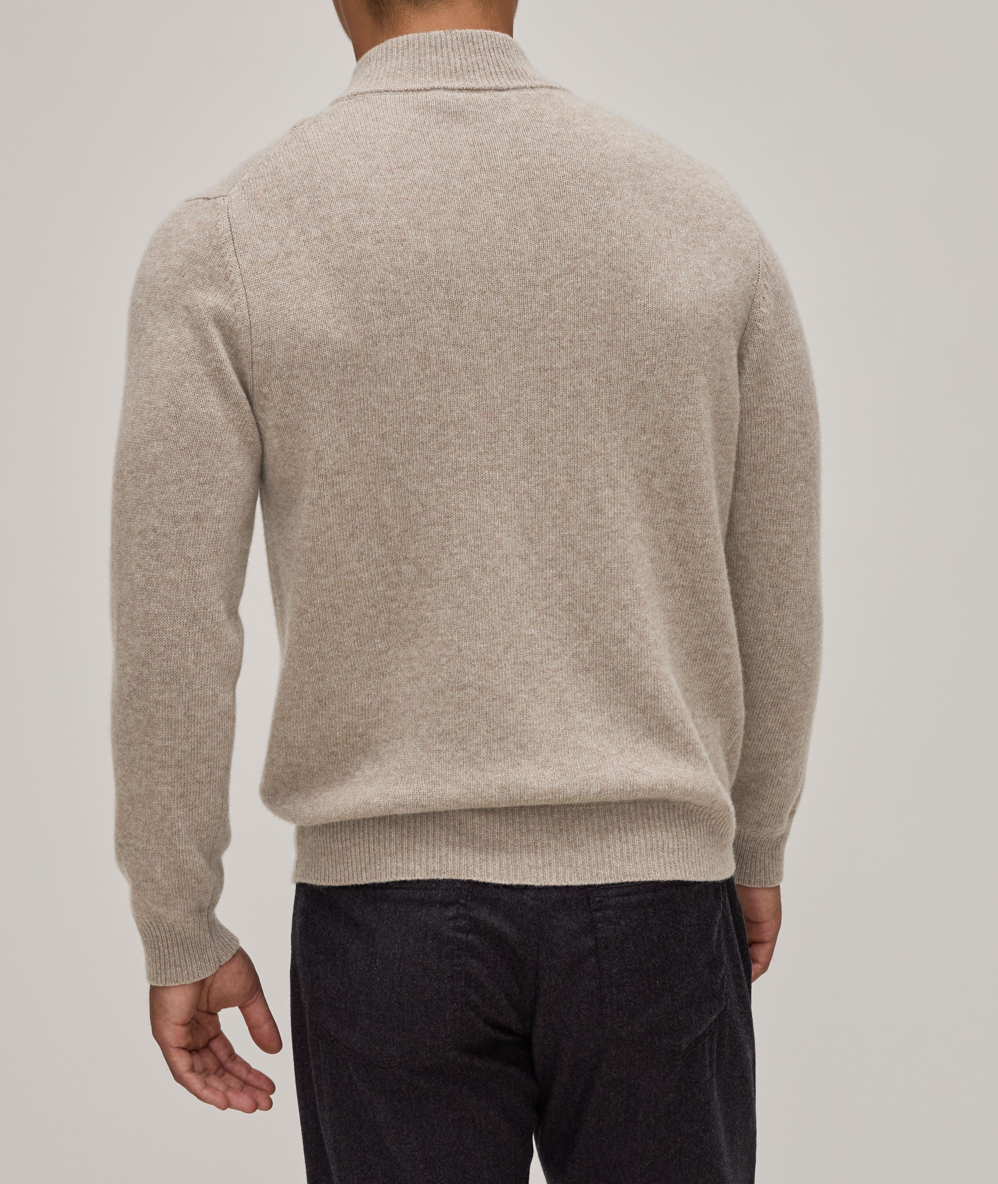 Wool-Cashmere Full-Zip Sweater image 2