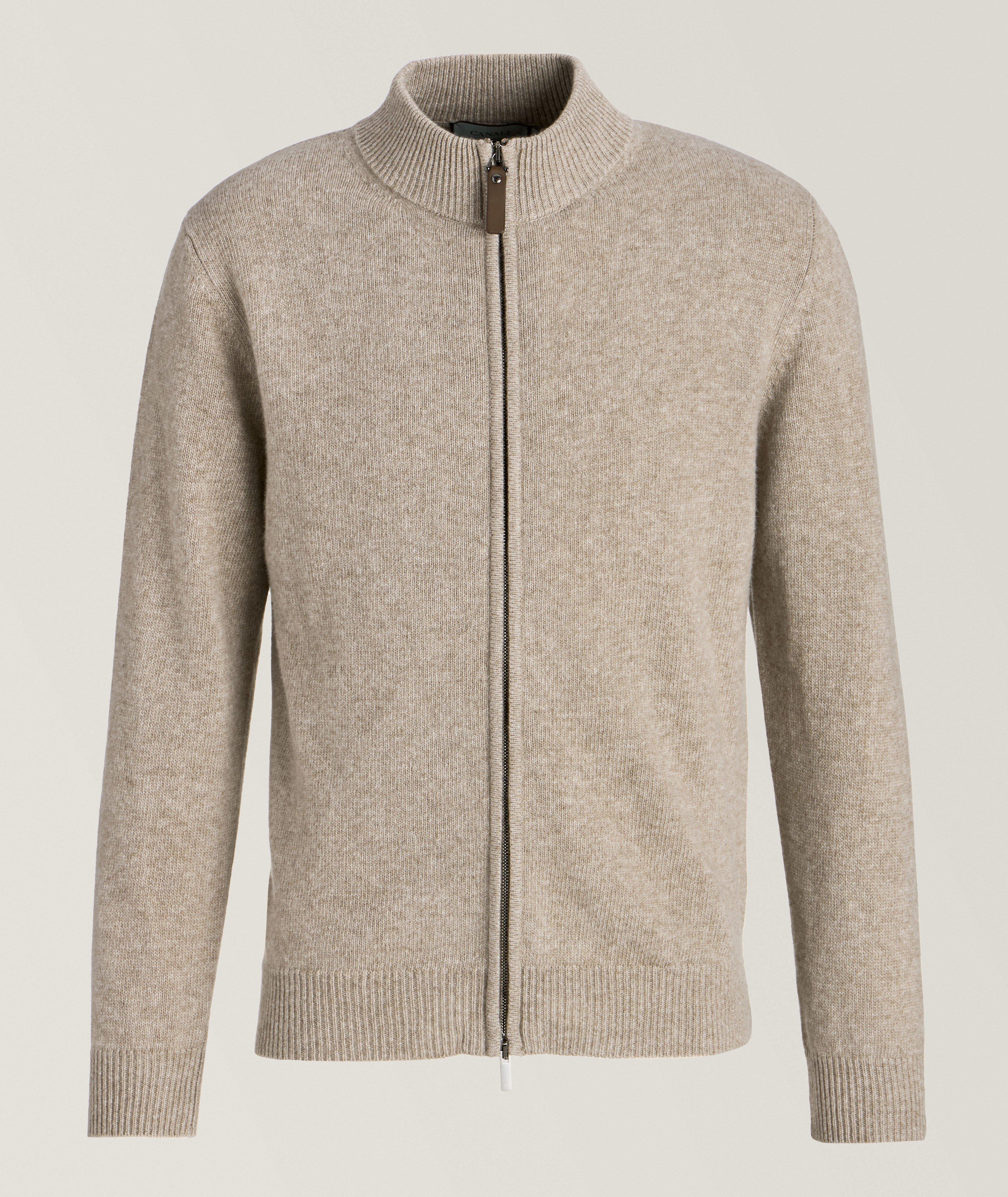 Wool-Cashmere Full-Zip Sweater image 0