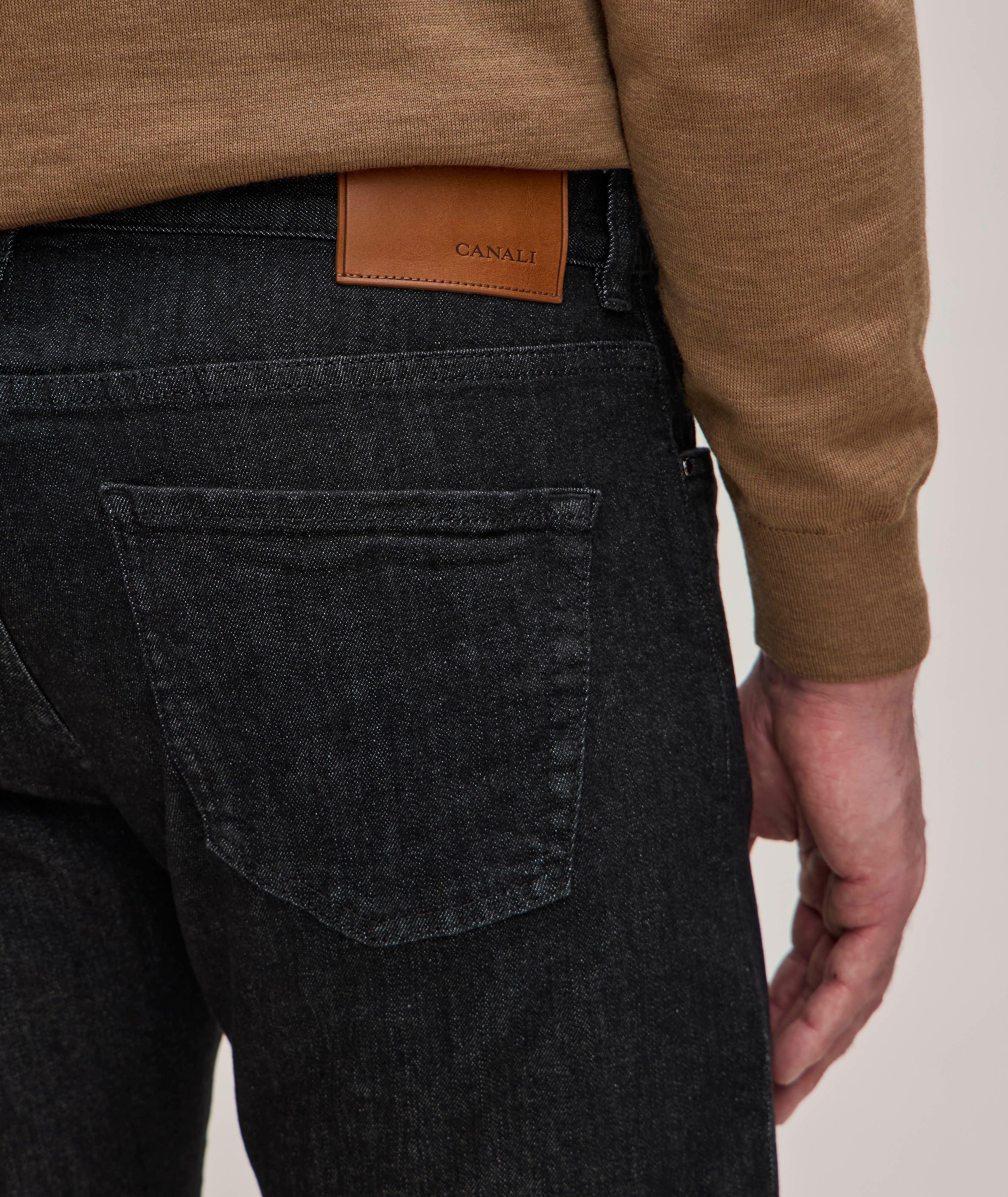 Slim-Fit Stretch-Cotton Denim Jeans  image 3