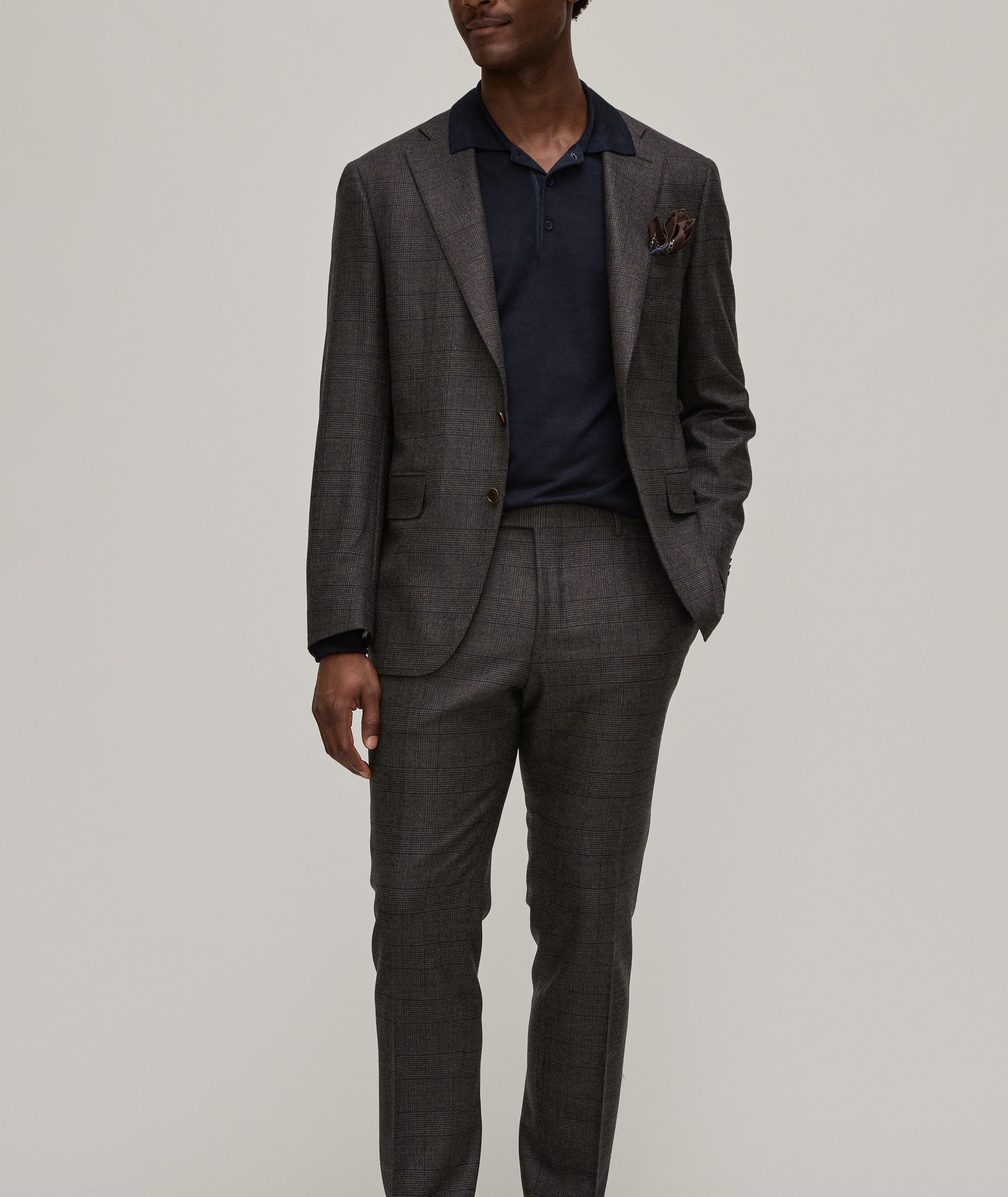 Capri Check Stretch-Wool Suit image 1