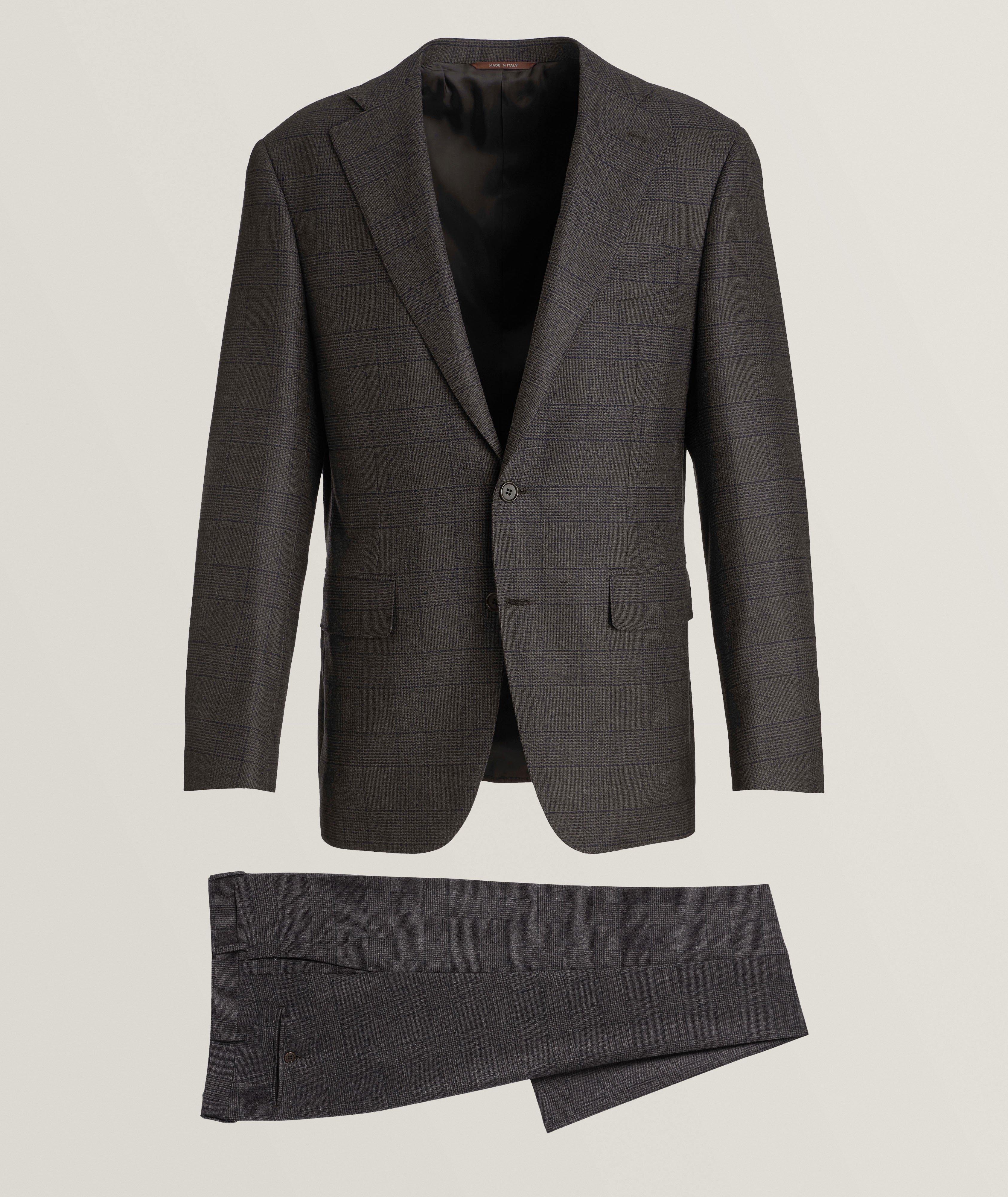 Capri Check Stretch-Wool Suit image 0