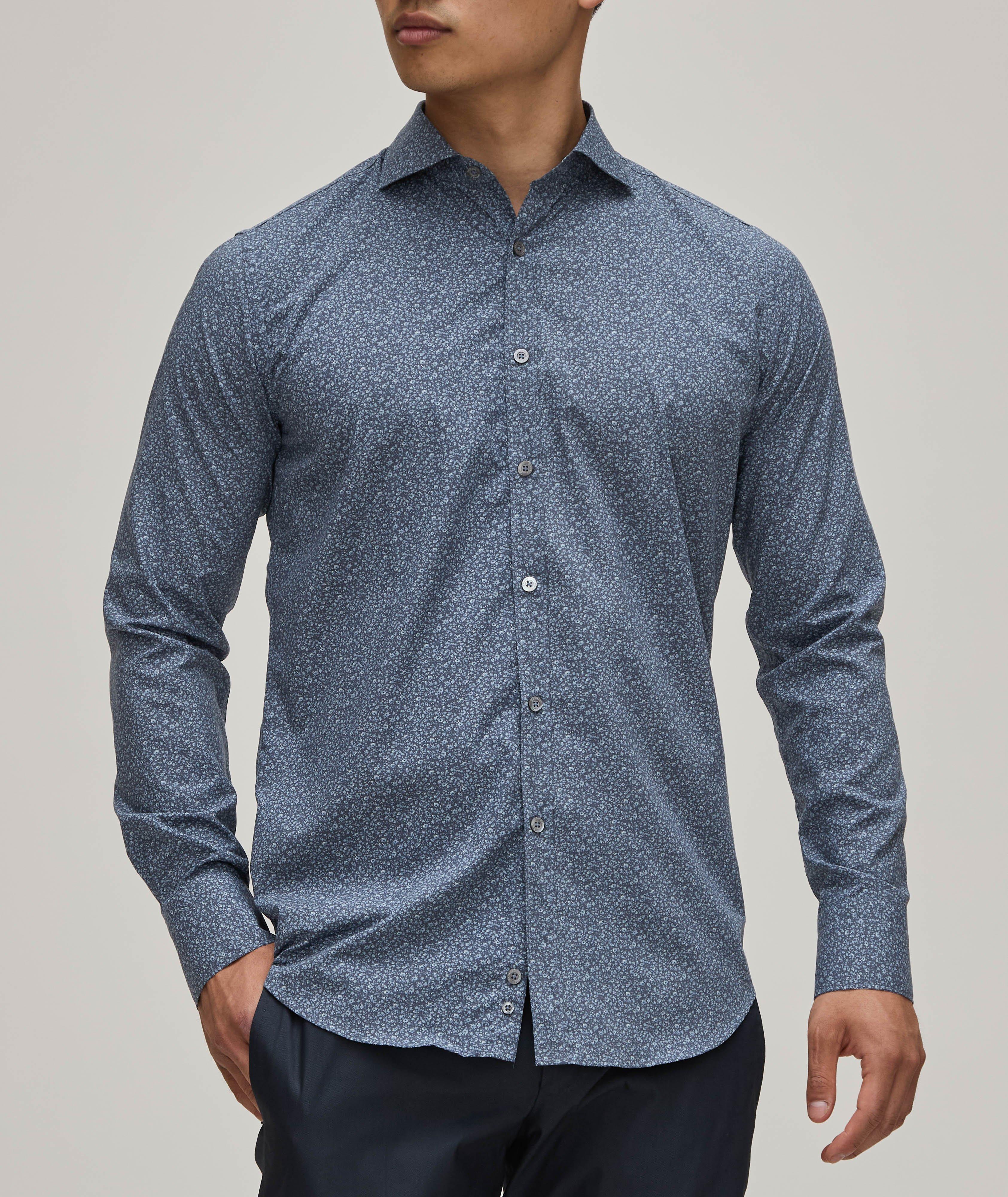 Floral Denim-Effect Shirt  image 1