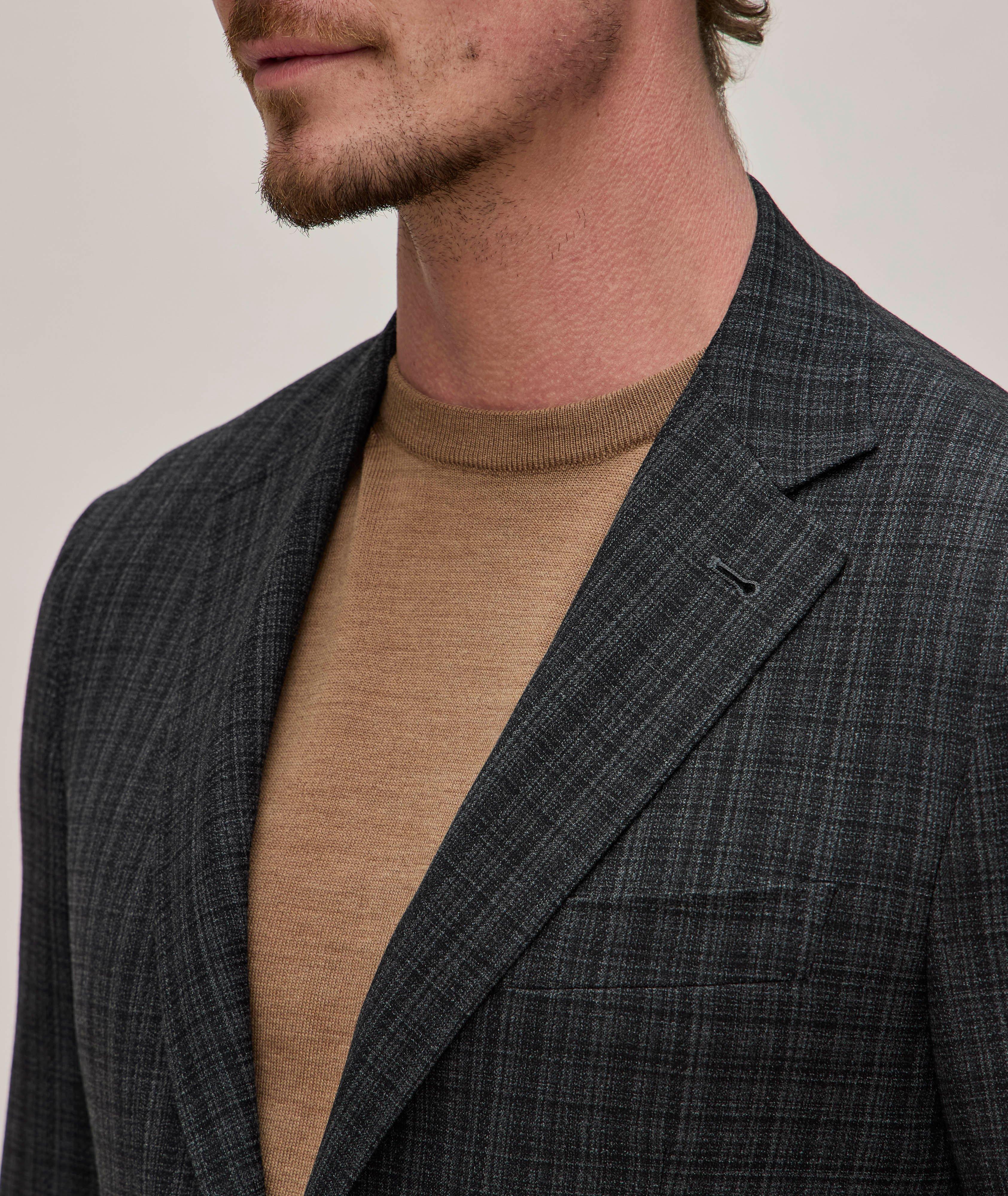 Kei Check Wool Suit image 3