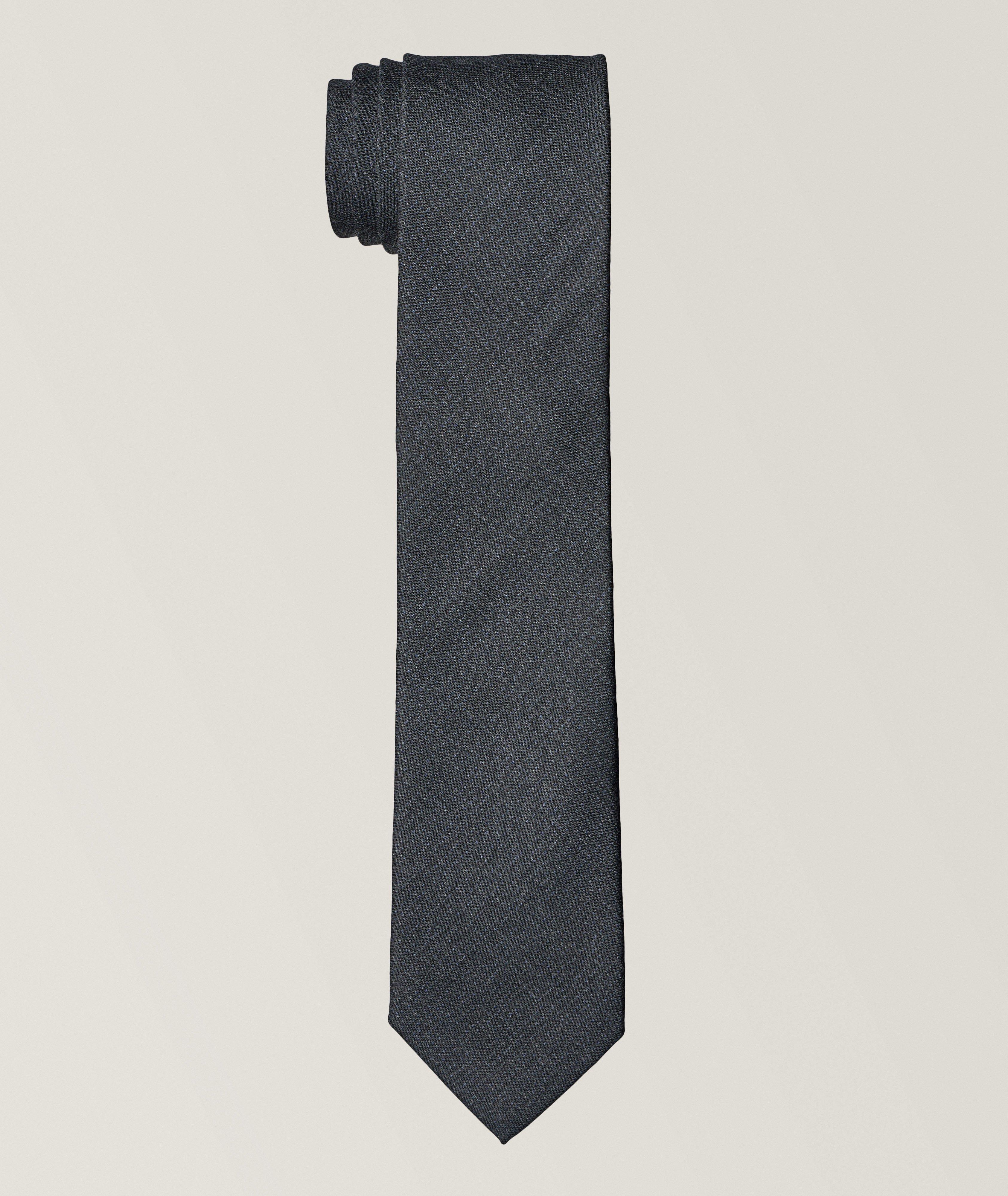 Textured Silk Tie  image 0