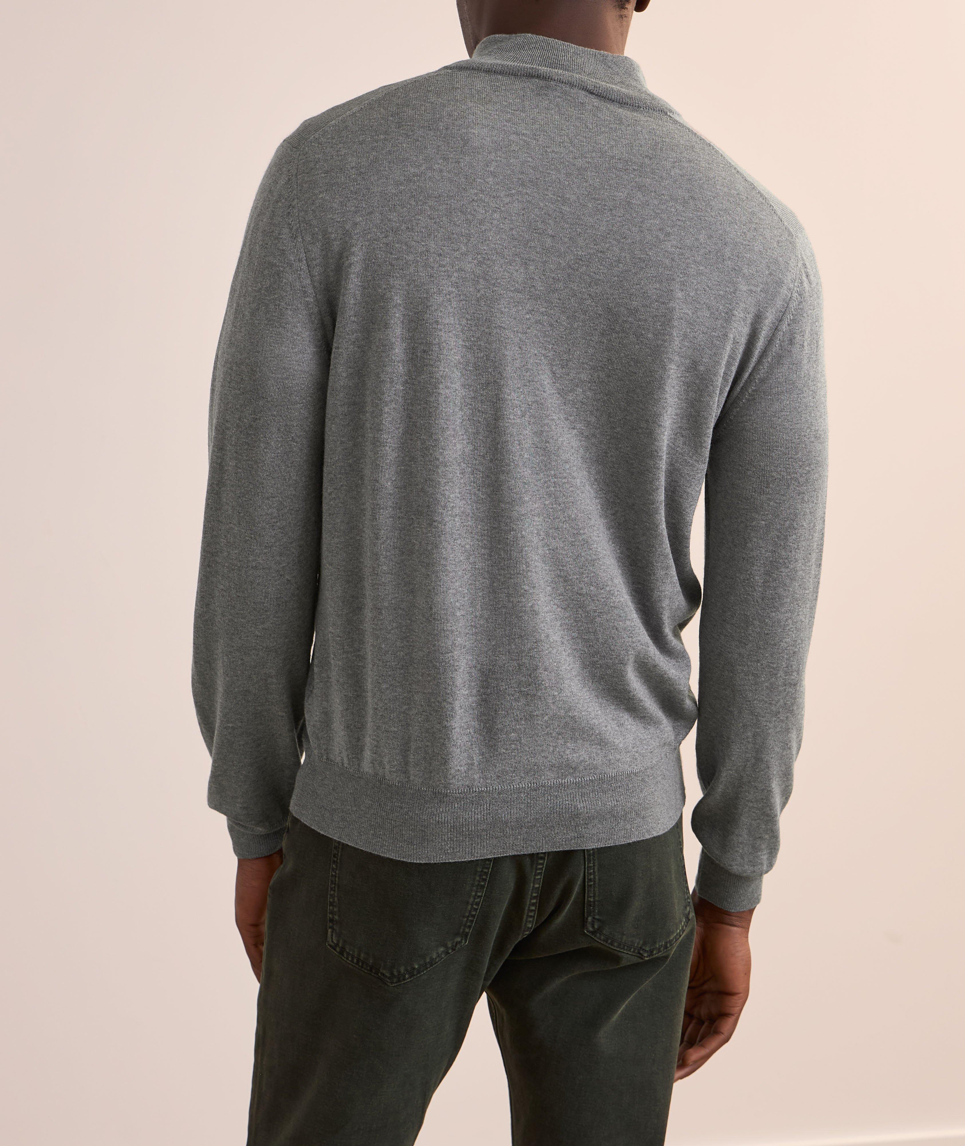 Merino Wool Quarter-Zip Sweater image 2