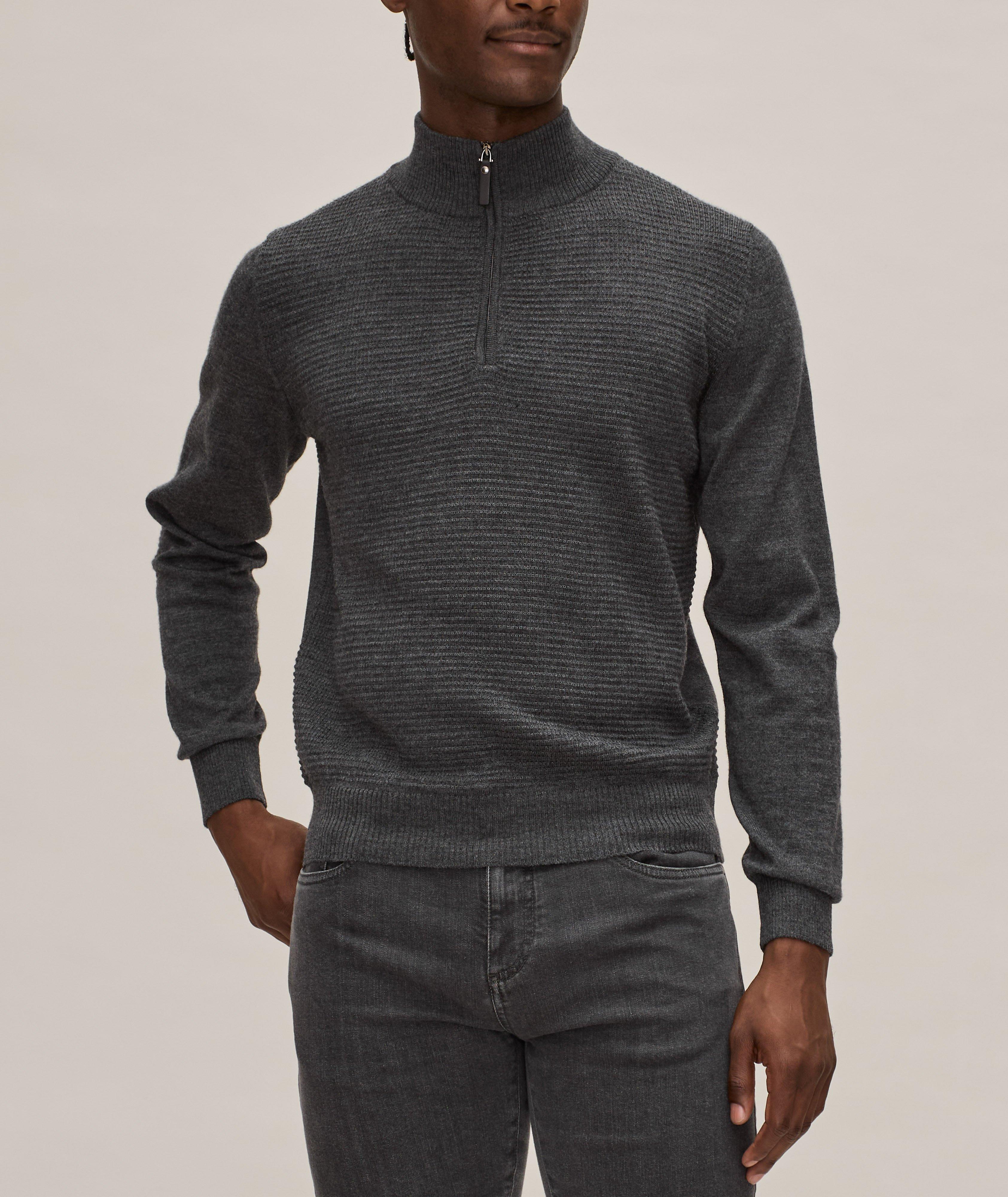 Wool Half-Zip Sweater image 1