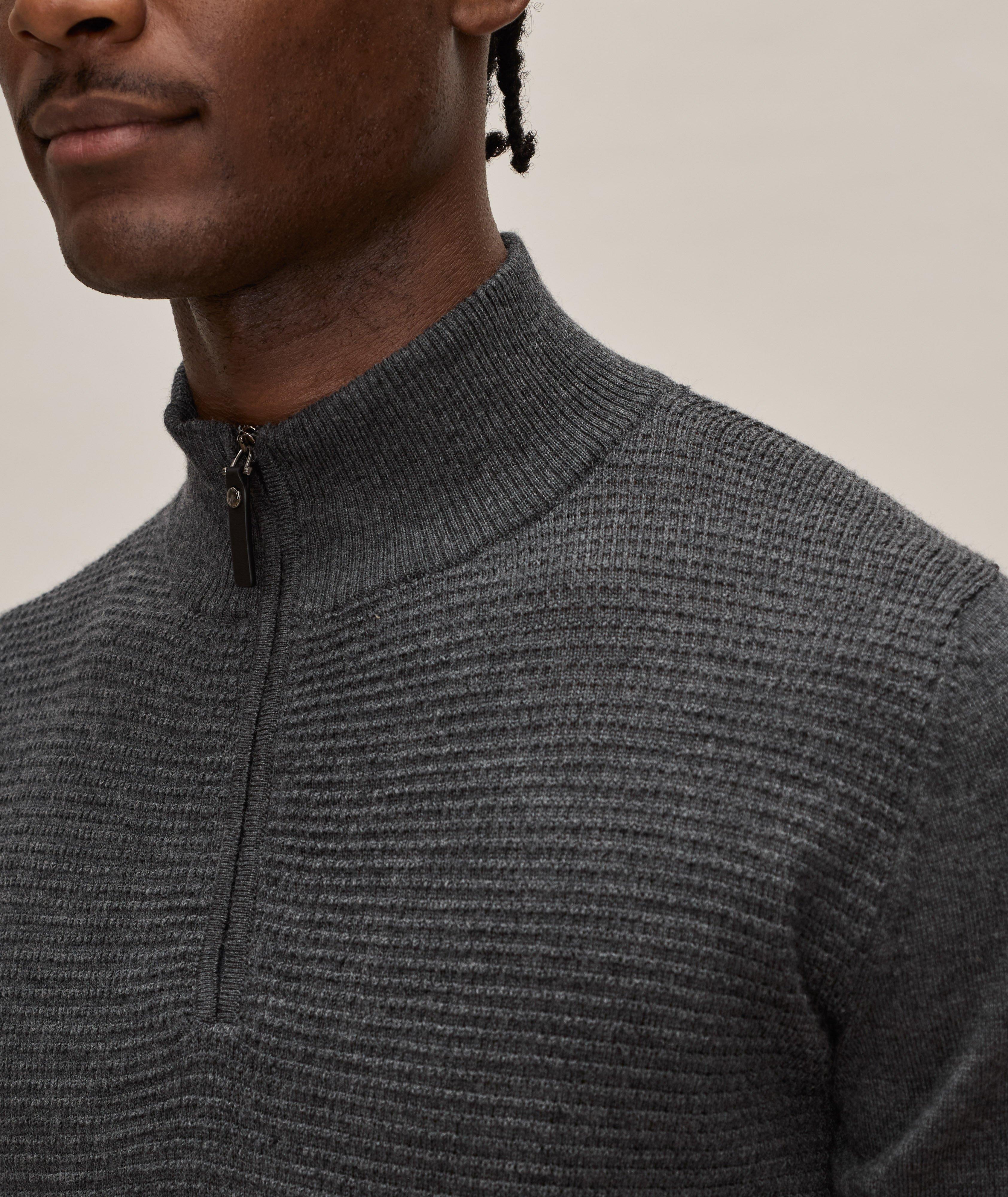 Wool Half-Zip Sweater image 3