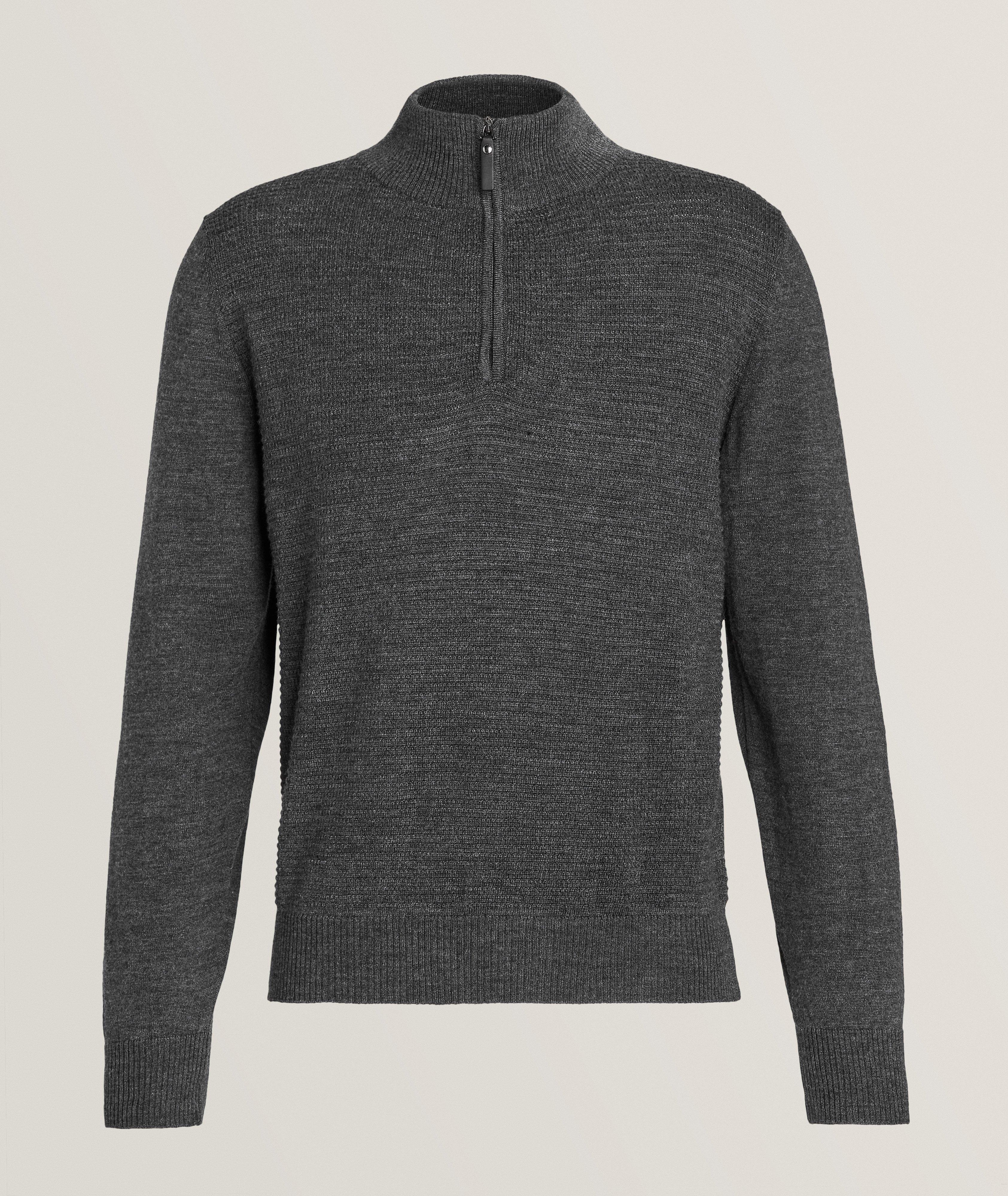 Wool Half-Zip Sweater image 0