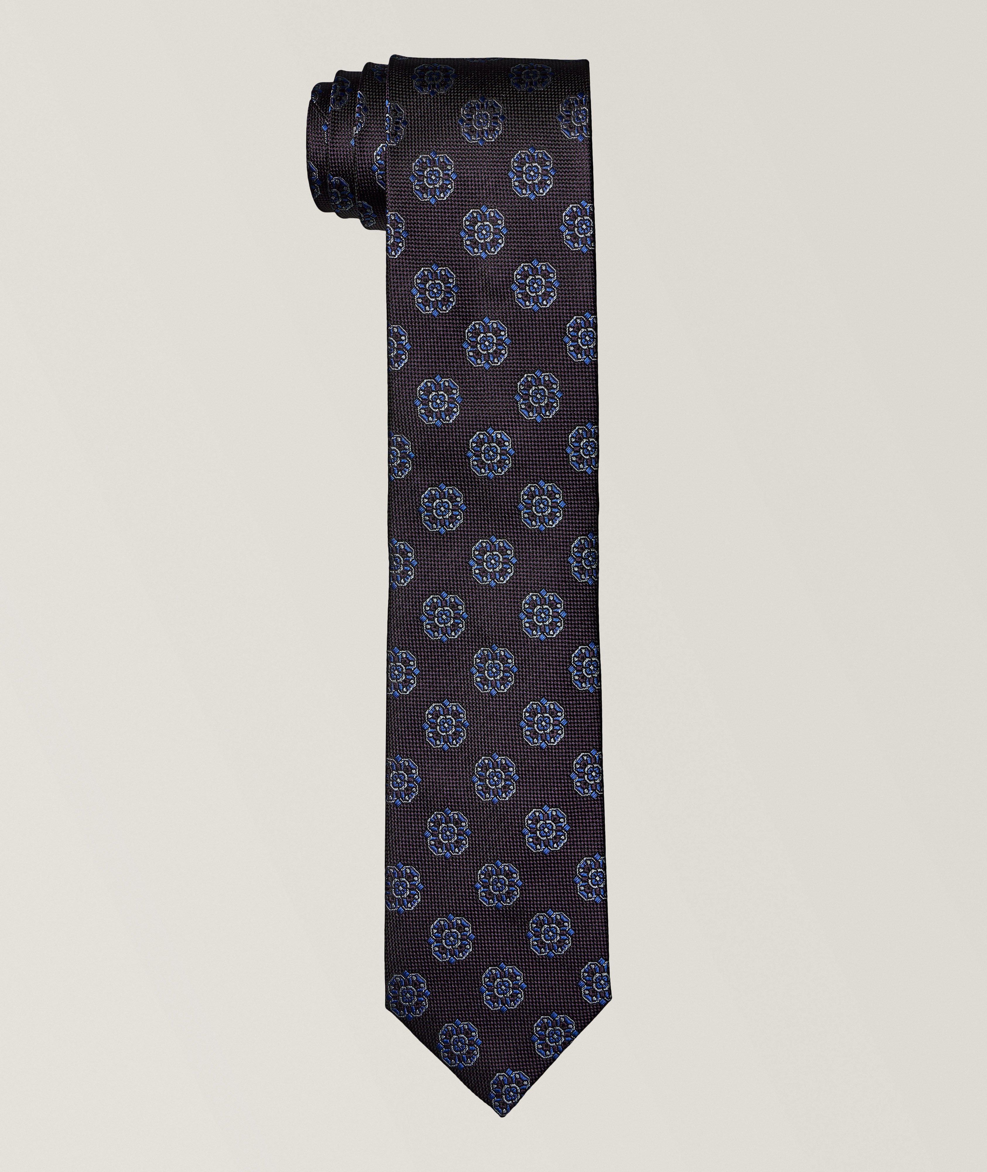 Large Medallion Silk Tie  image 0