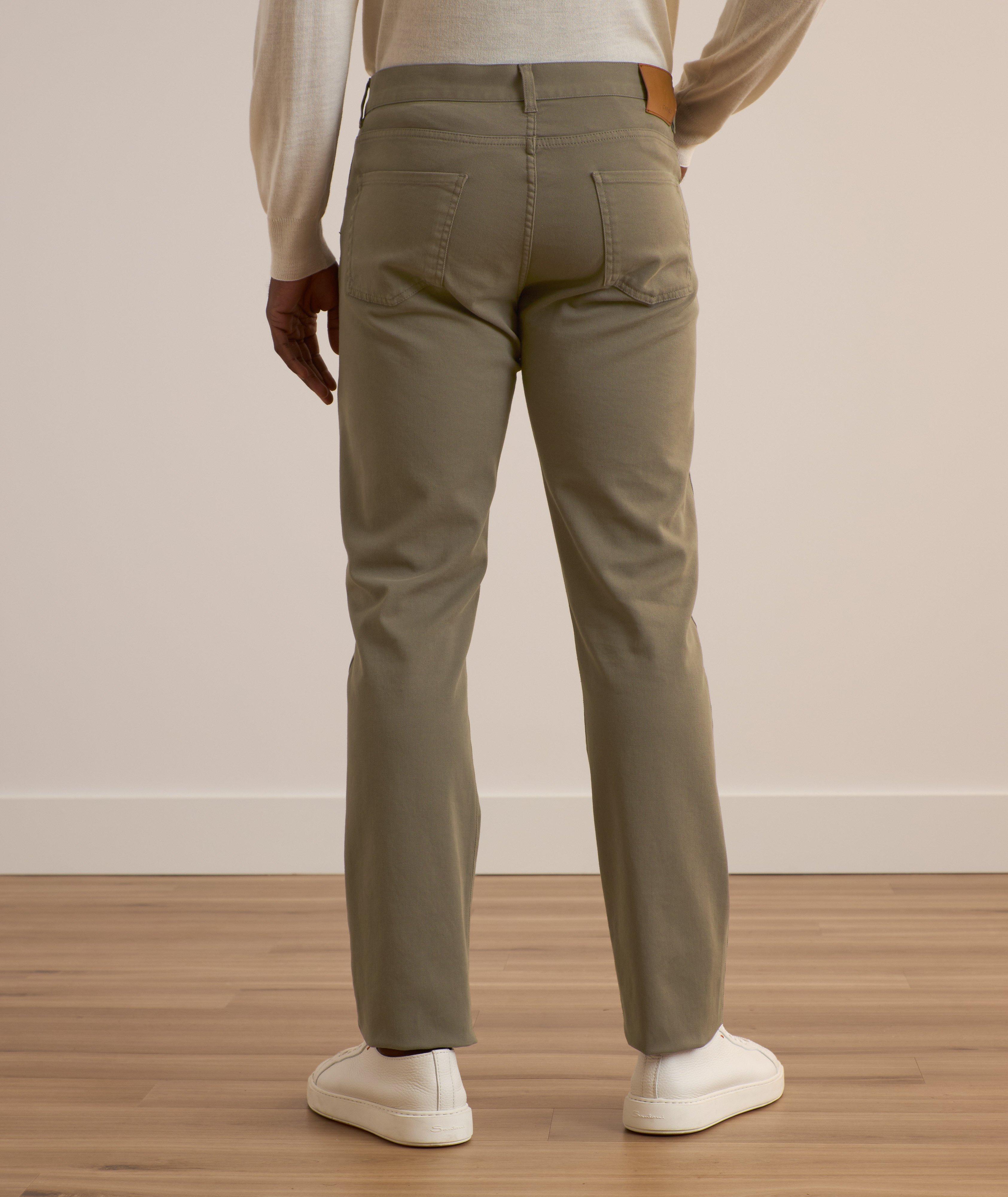 Stretch-Cotton Five Pocket Twill Pants image 2