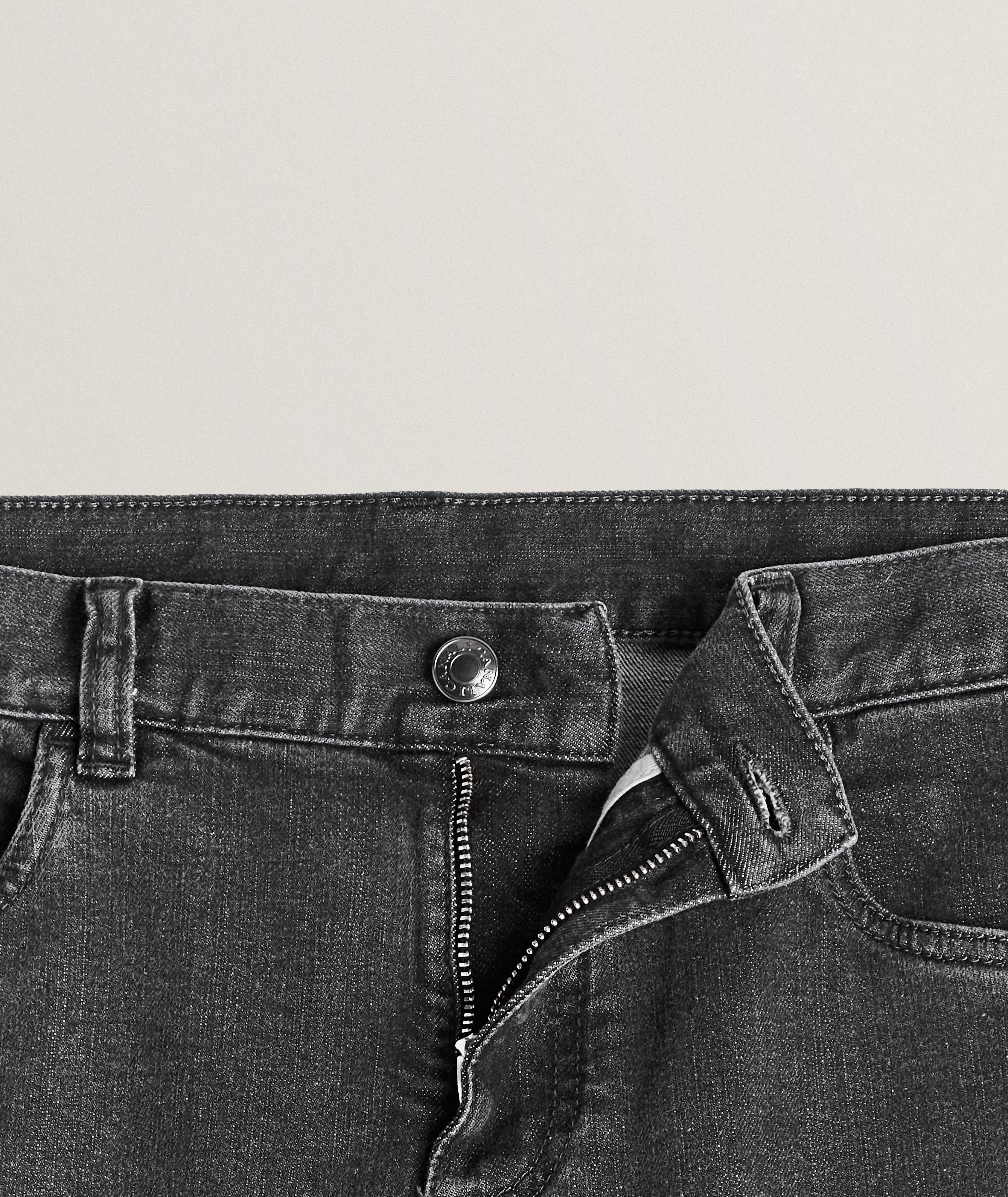 Washed Stretch-Cotton Jeans  image 5