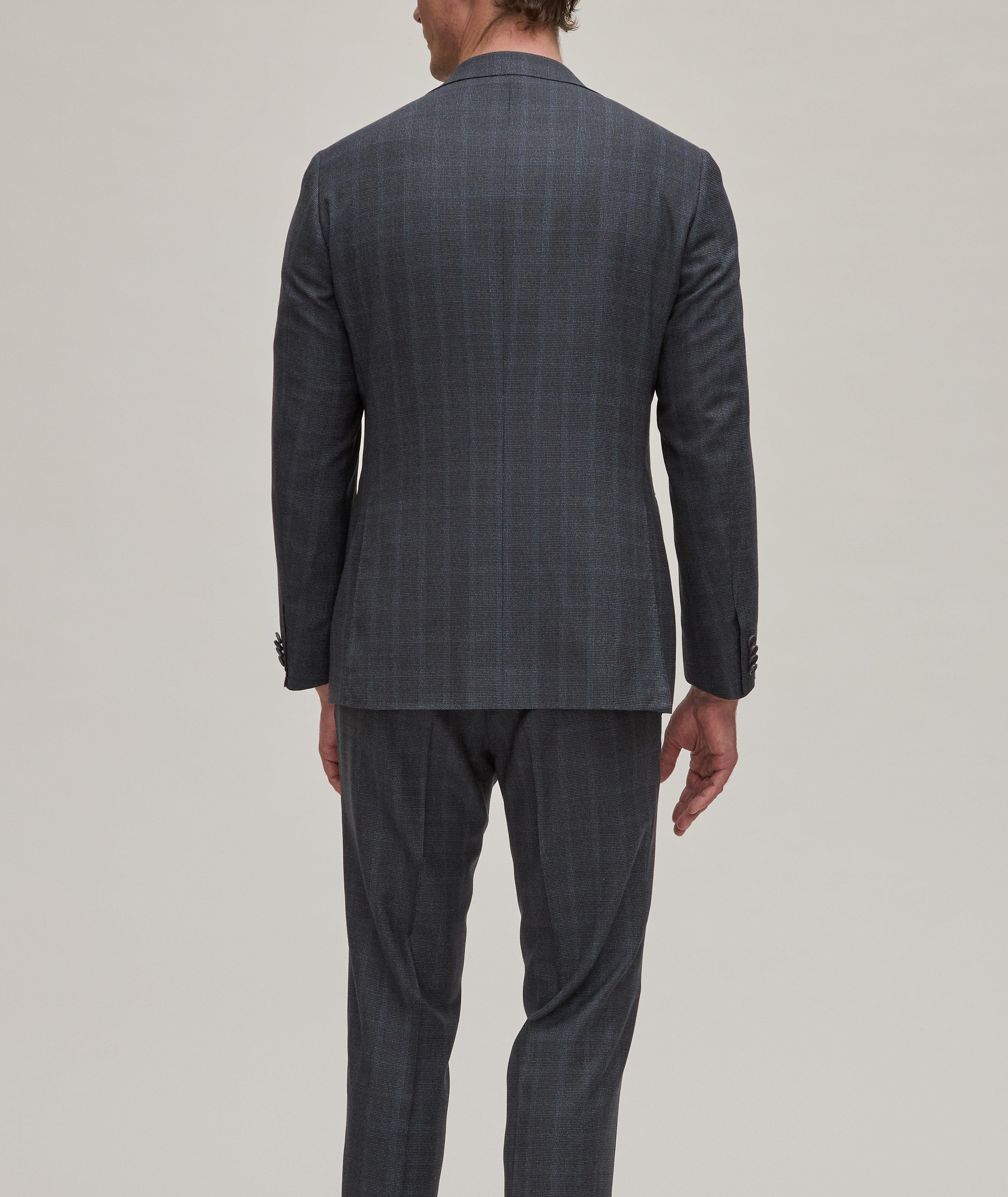 Capri Textured Houndstooth Wool Suit  image 2