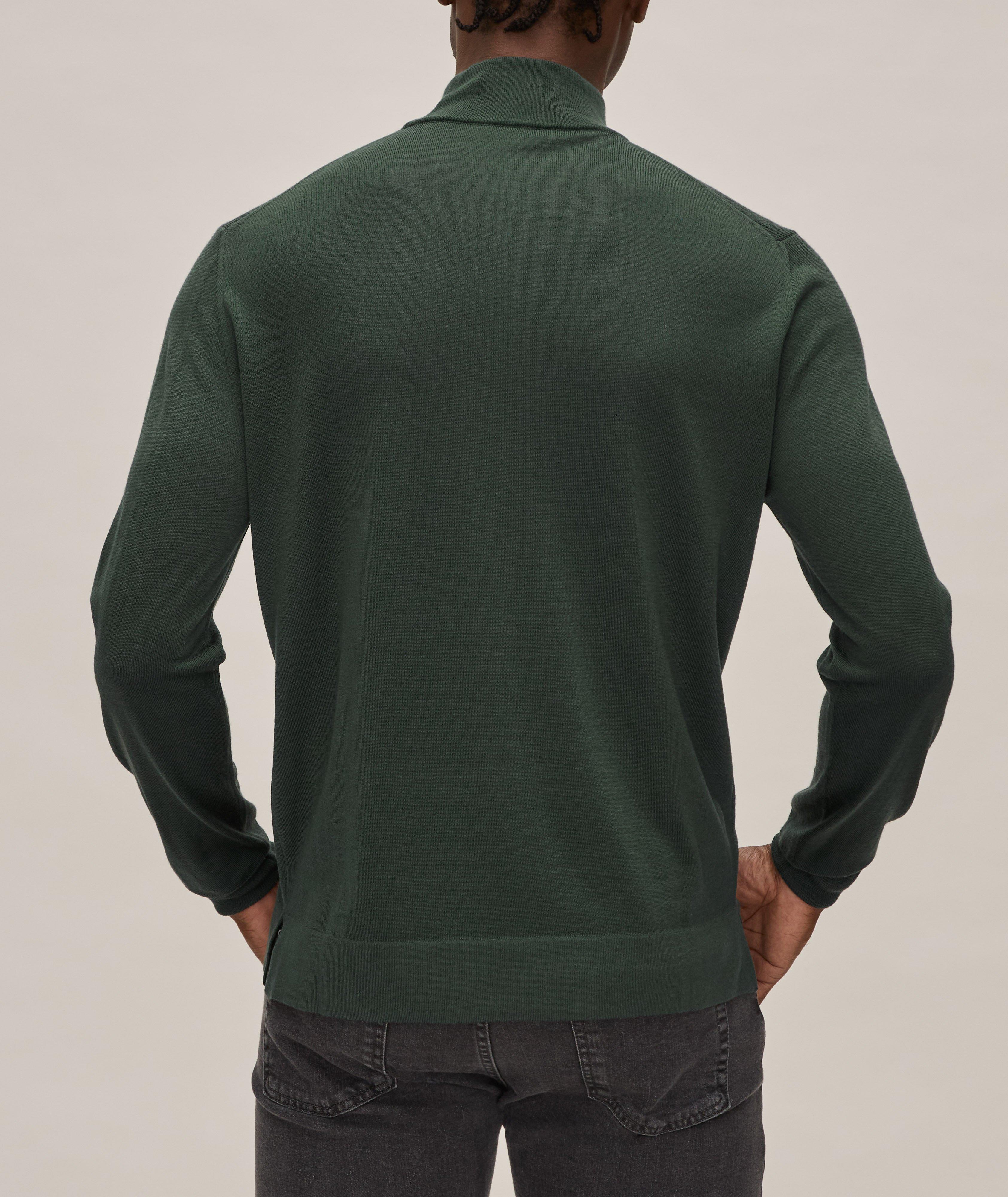 Merino Wool Mock Neck Sweater image 2