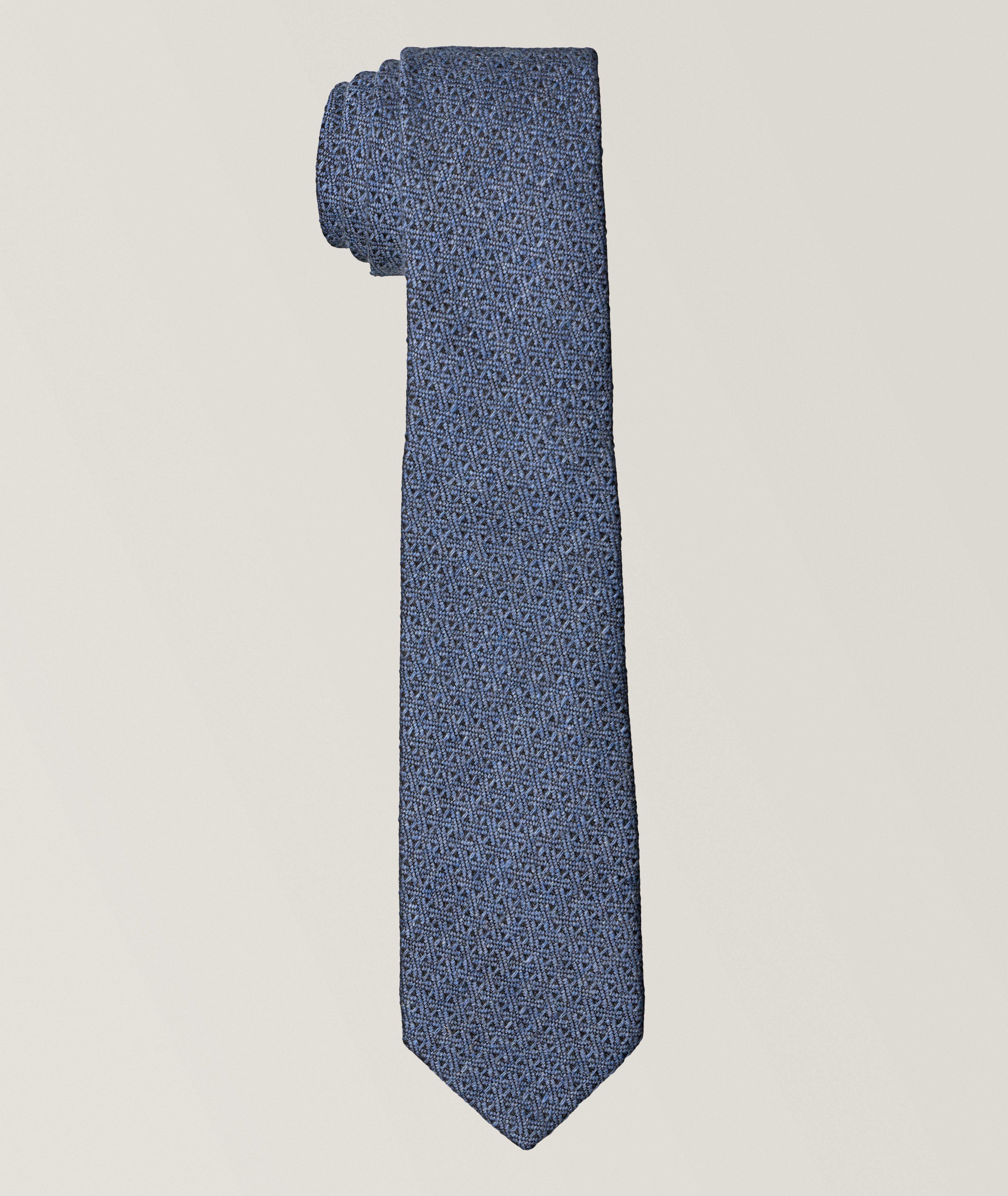 Micro Cashmere, Wool & Silk Tie  image 0