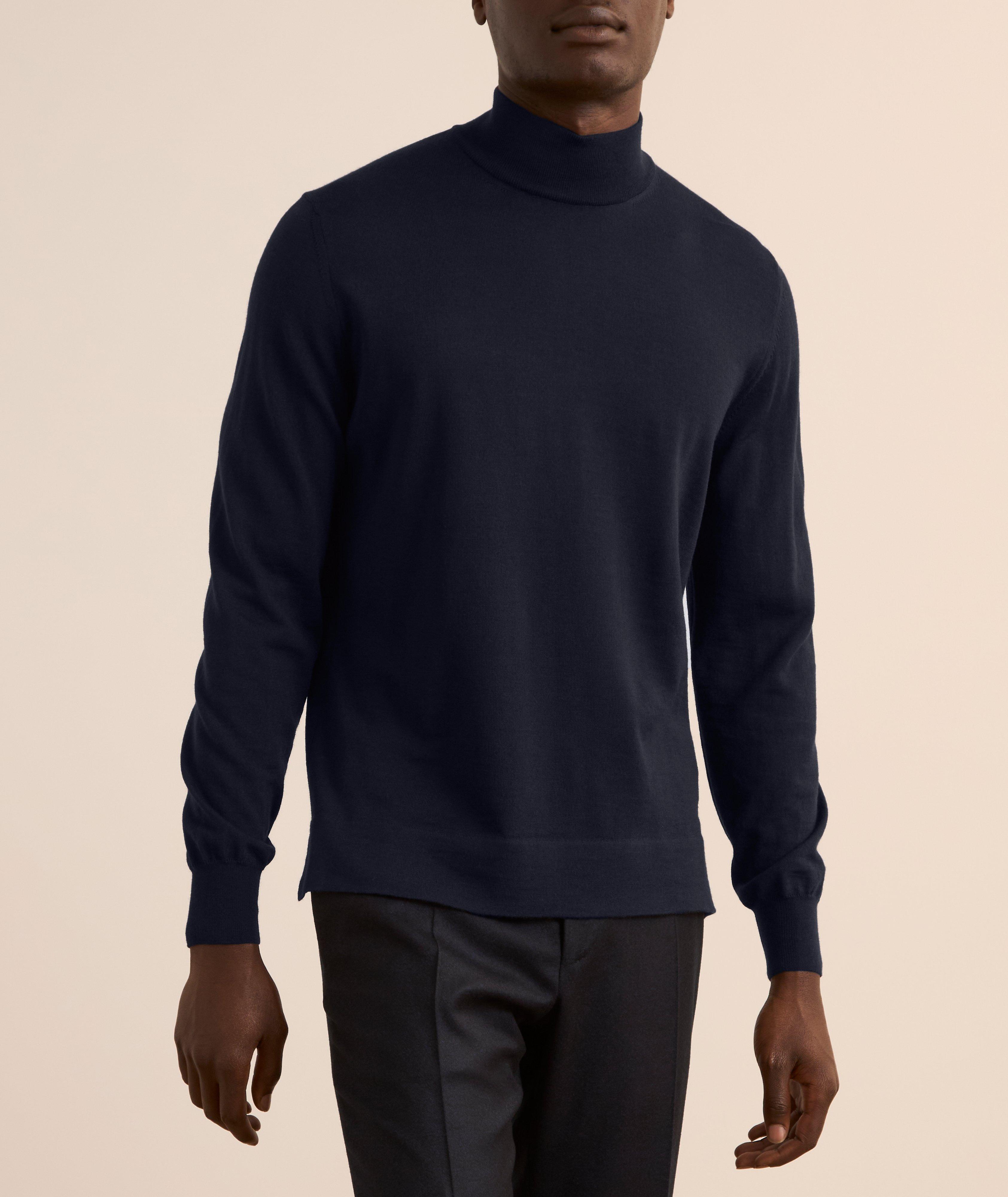 Merino Wool Mockneck Sweater  image 1