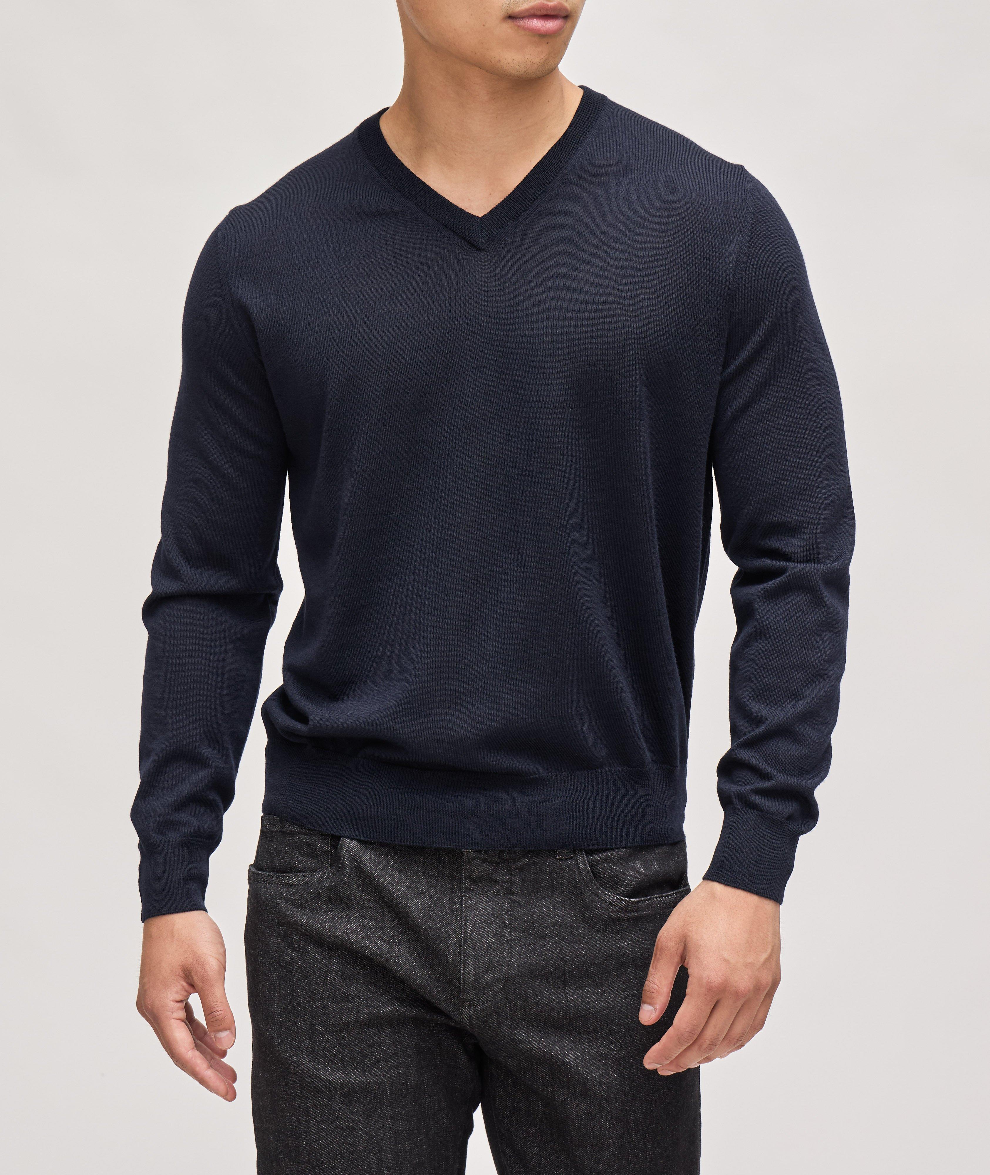 V-Neck Merino Wool Sweater image 1