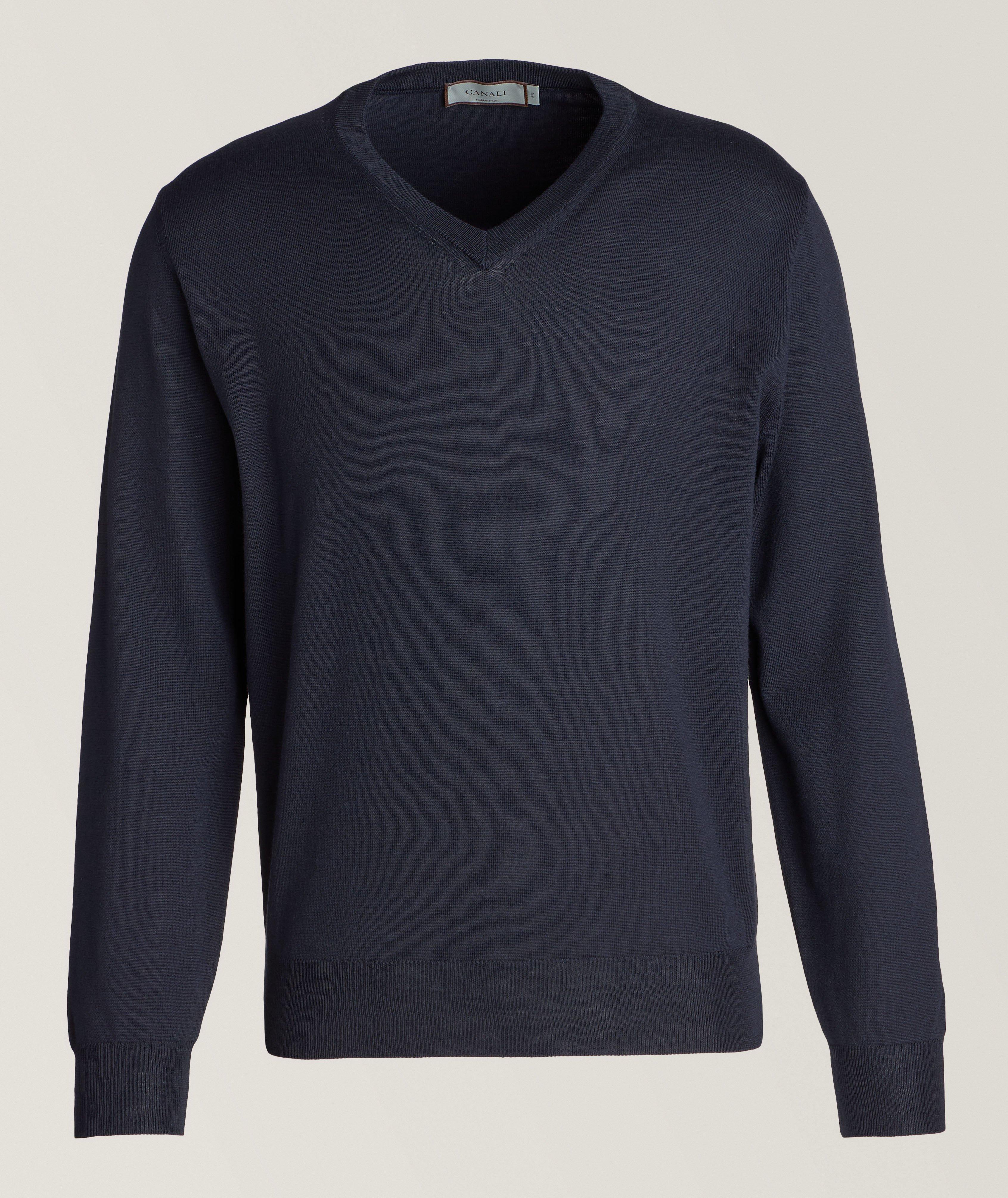 V-Neck Merino Wool Sweater image 0