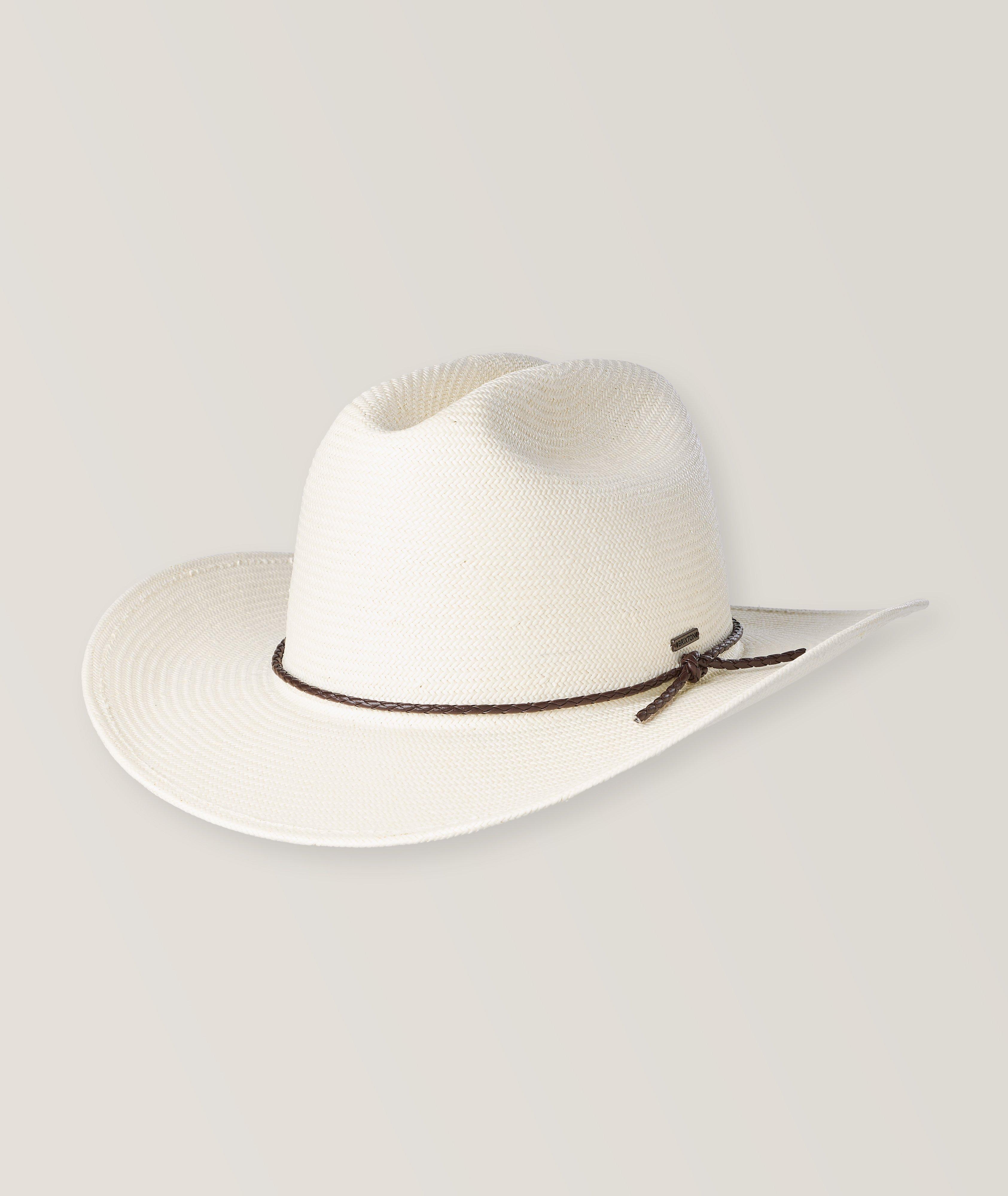 Chapeau de cowboy en shantung de paille image 0