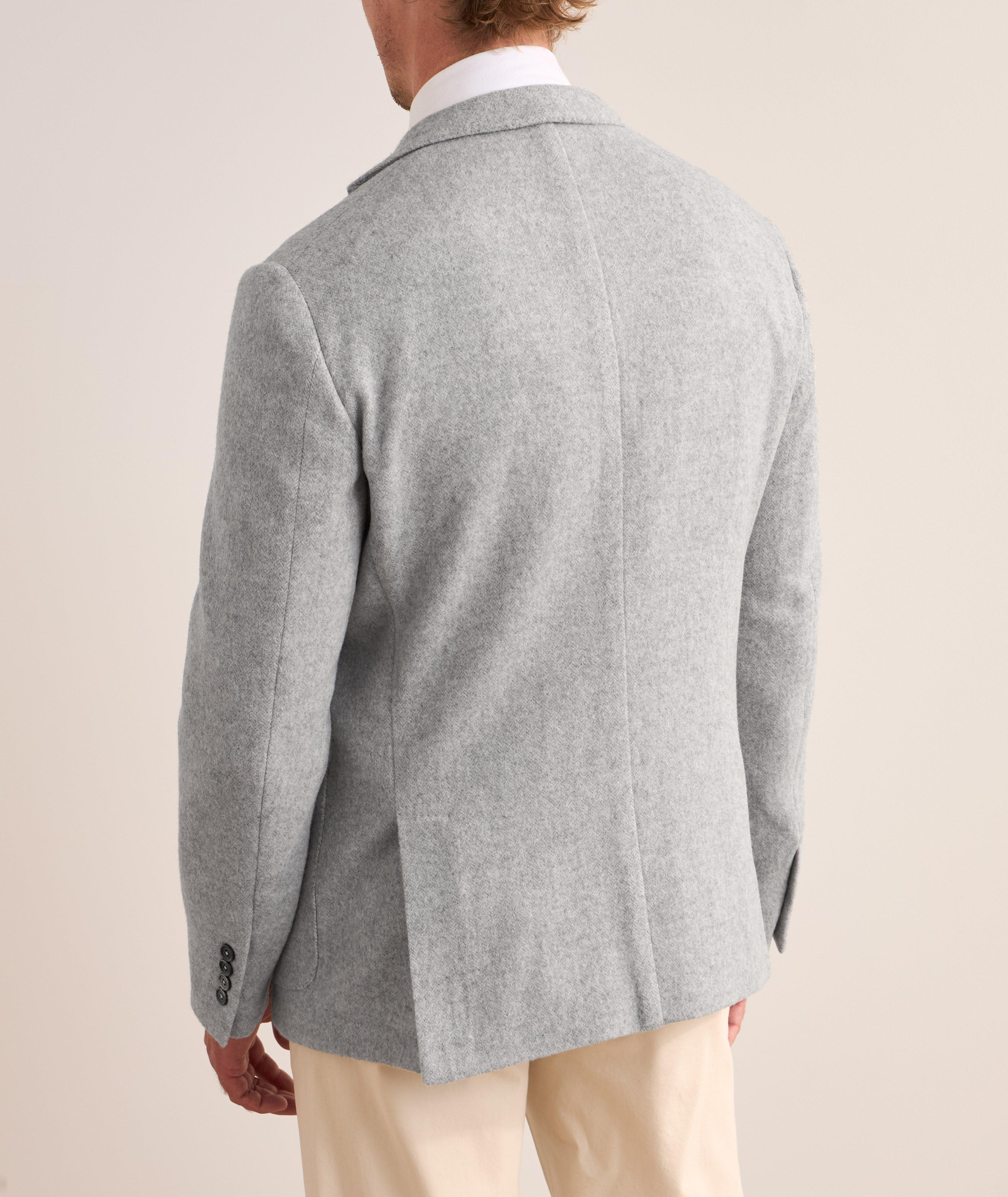 Herringbone Wool-Cashmere Sport Jacket  image 2