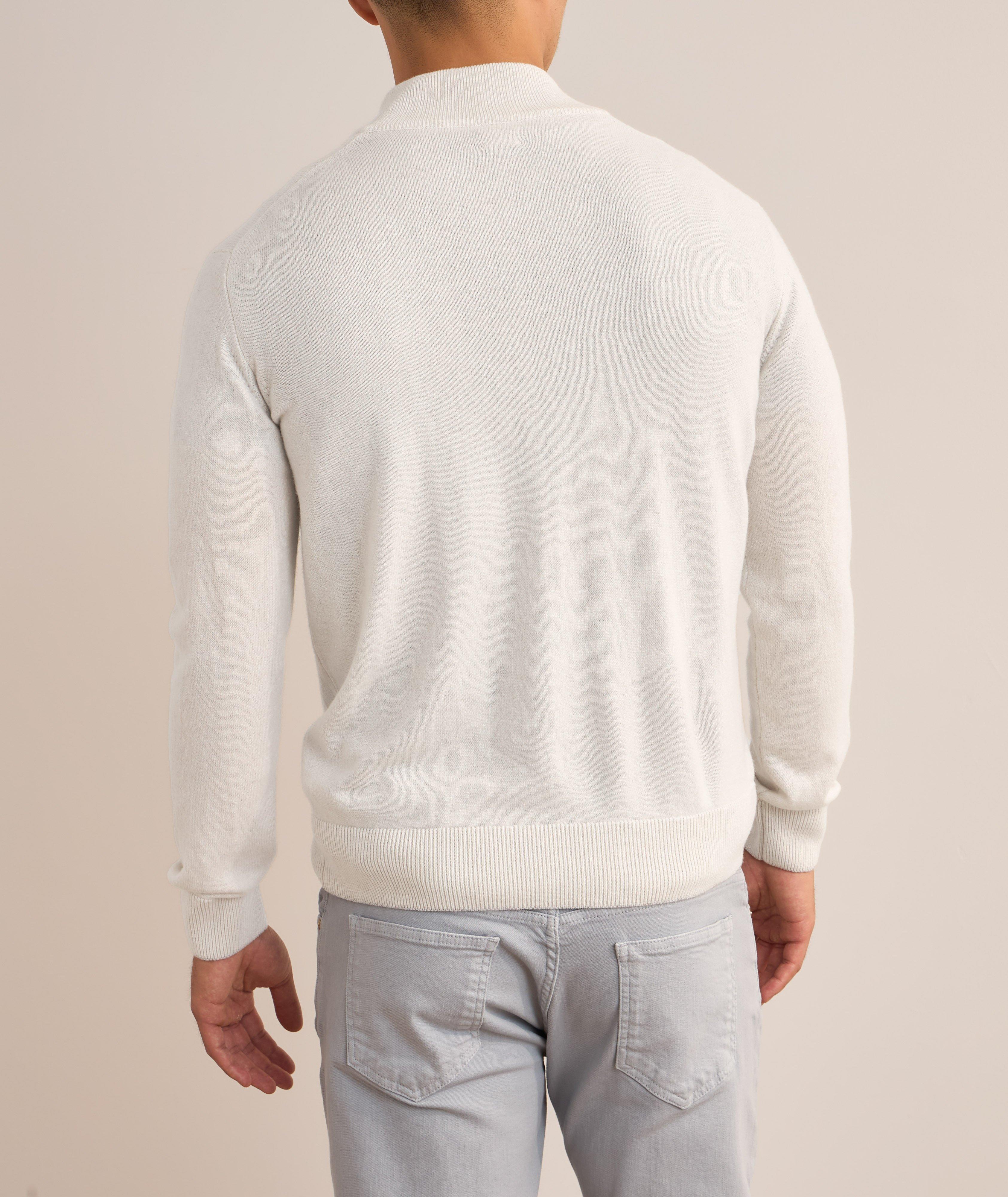 Cashmere Quarter-Zip Sweater image 2