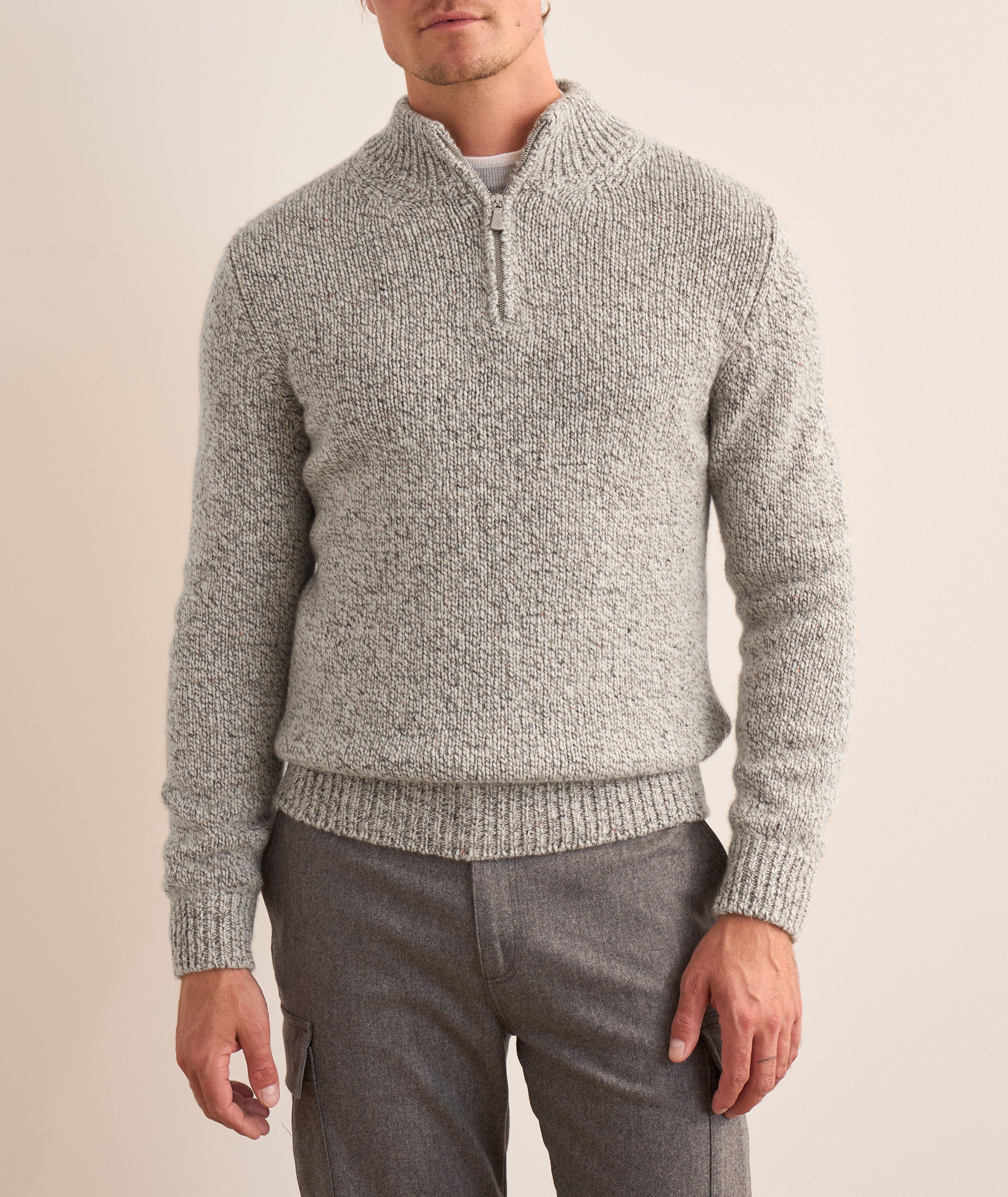 Cashmere Quarter-Zip Sweater  image 1