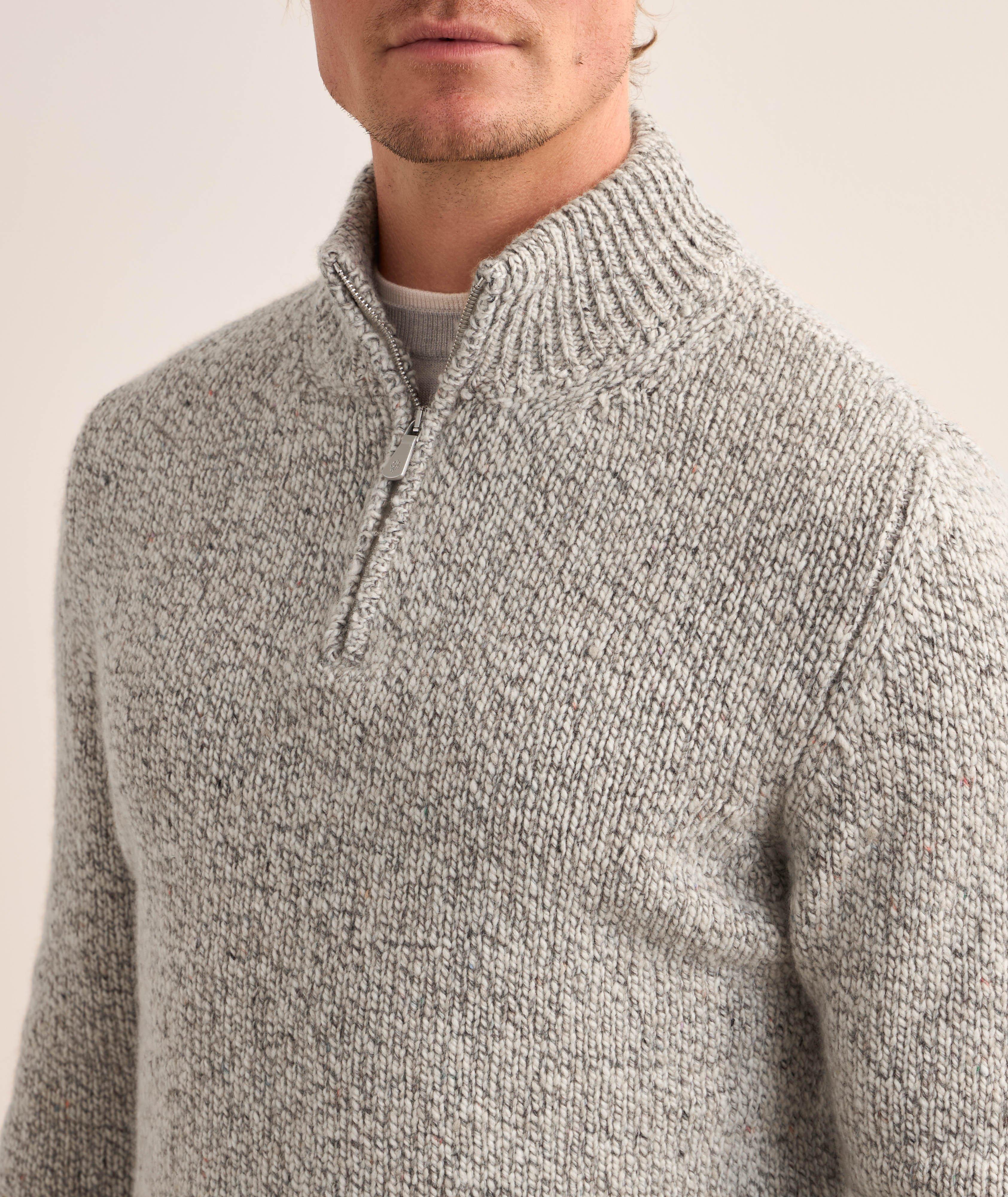 Cashmere Quarter-Zip Sweater  image 3