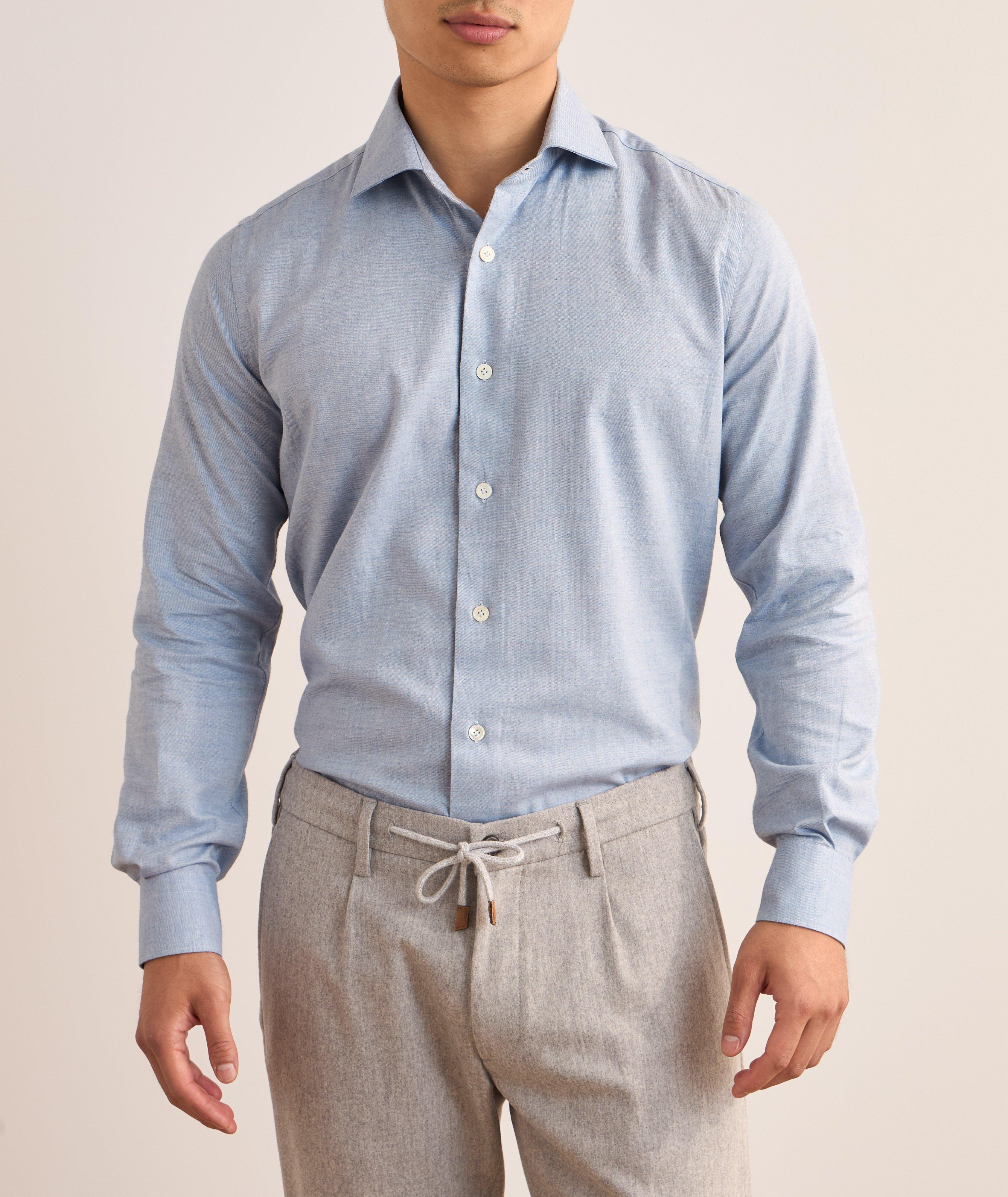 Mélange Cotton Sport Shirt  image 1