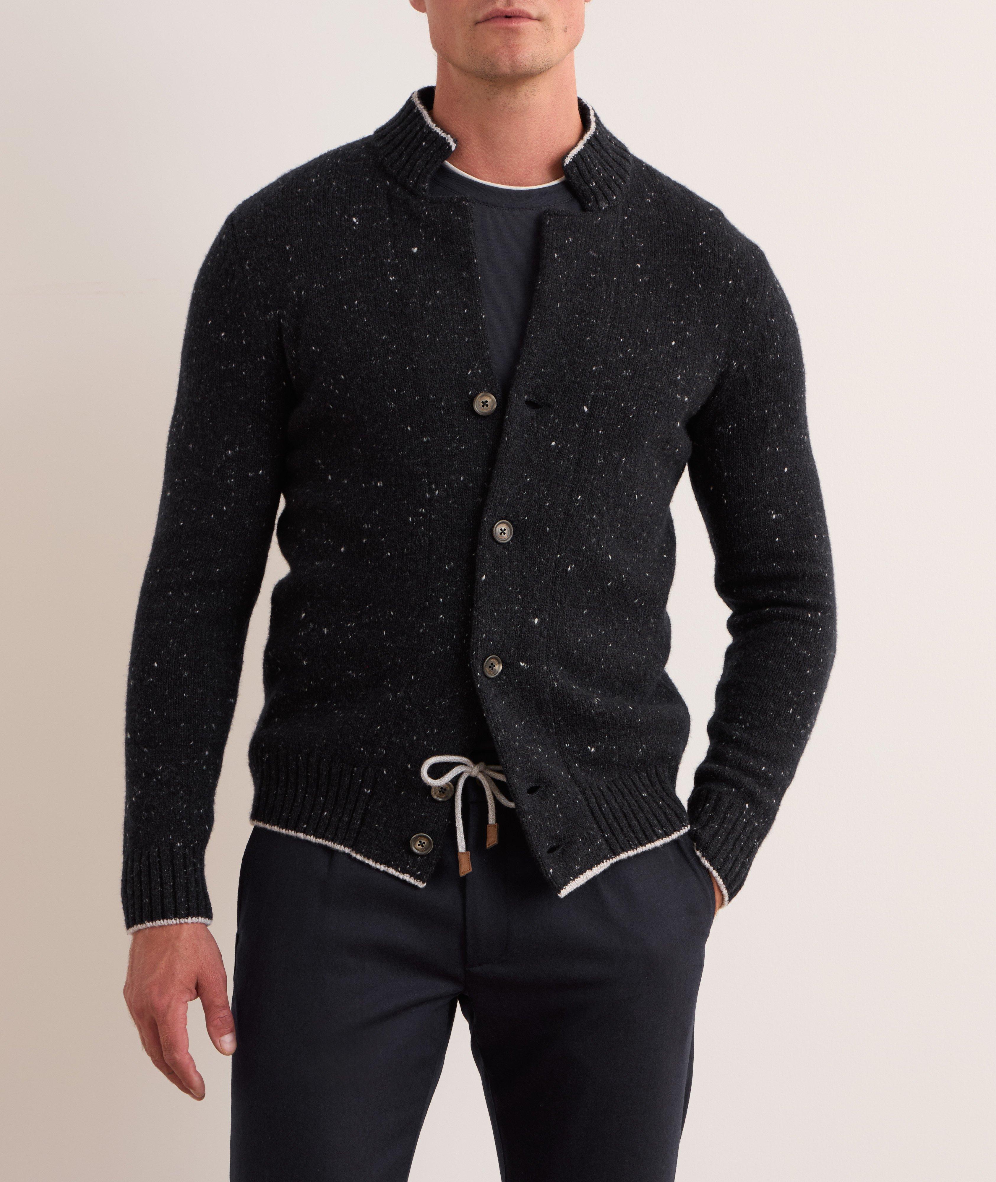 Stretch-Wool & Cashmere Cardigan  image 1