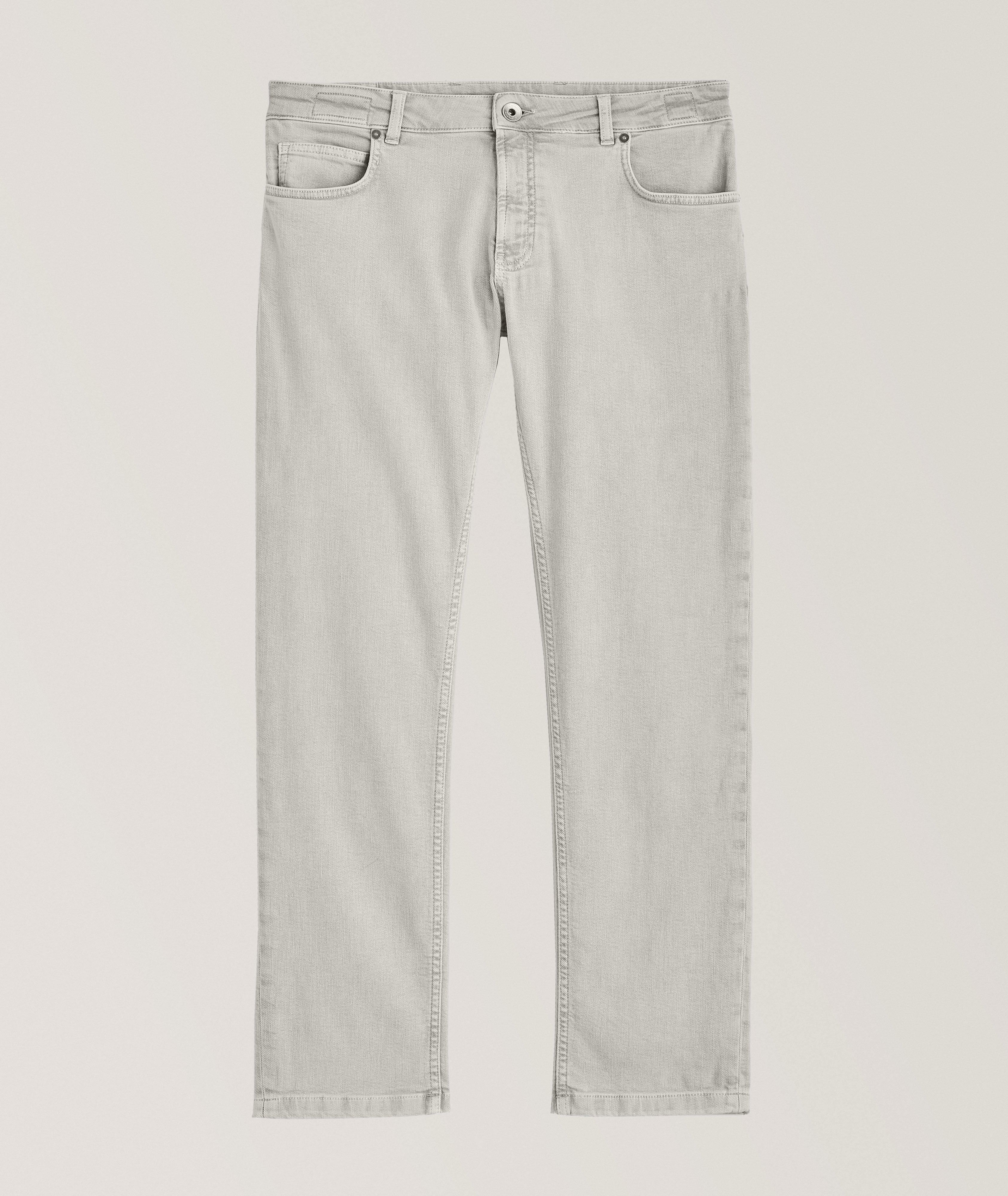 Pantalon en coton extensible image 0