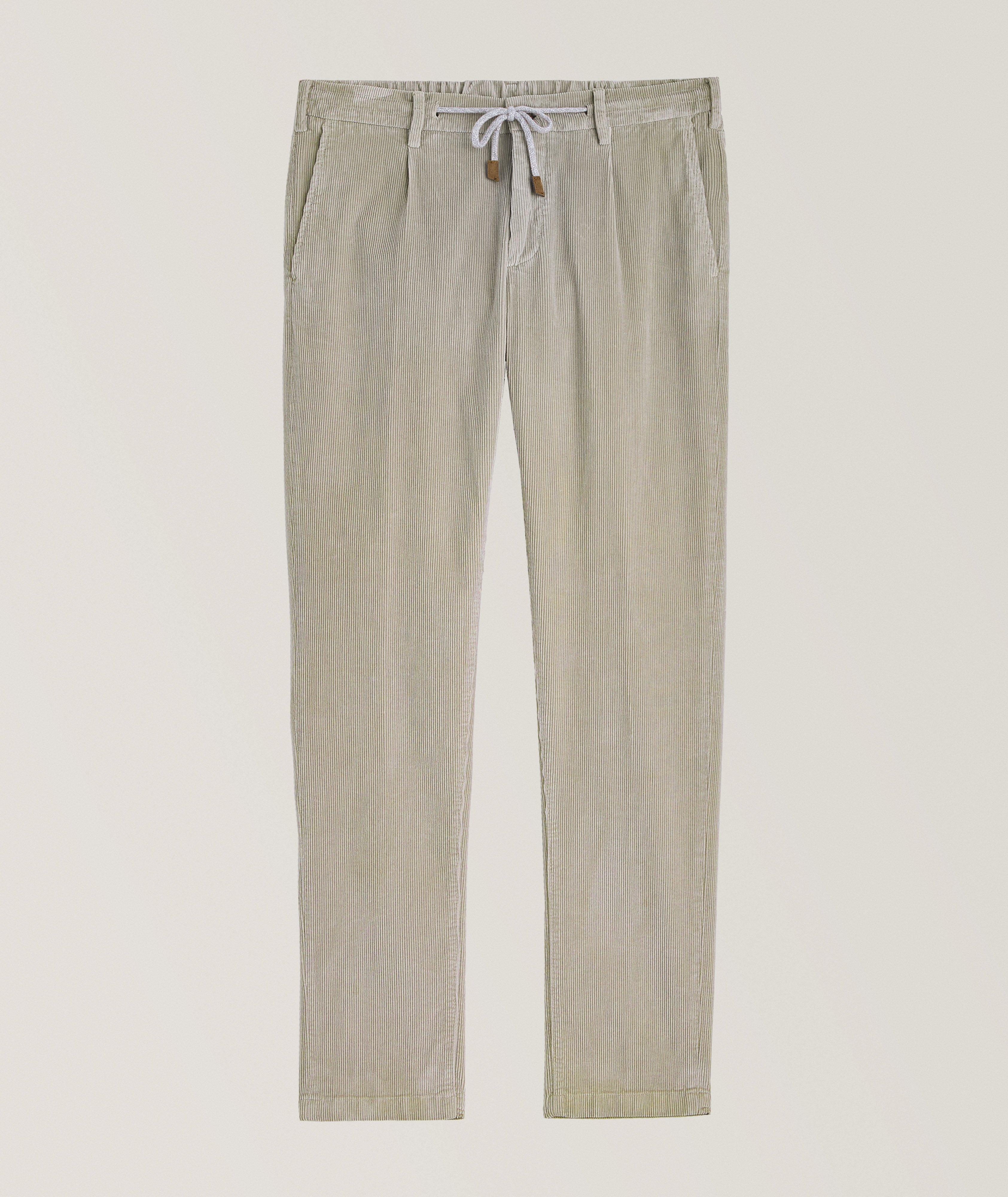 Drawstring Corduroy Pants  image 0