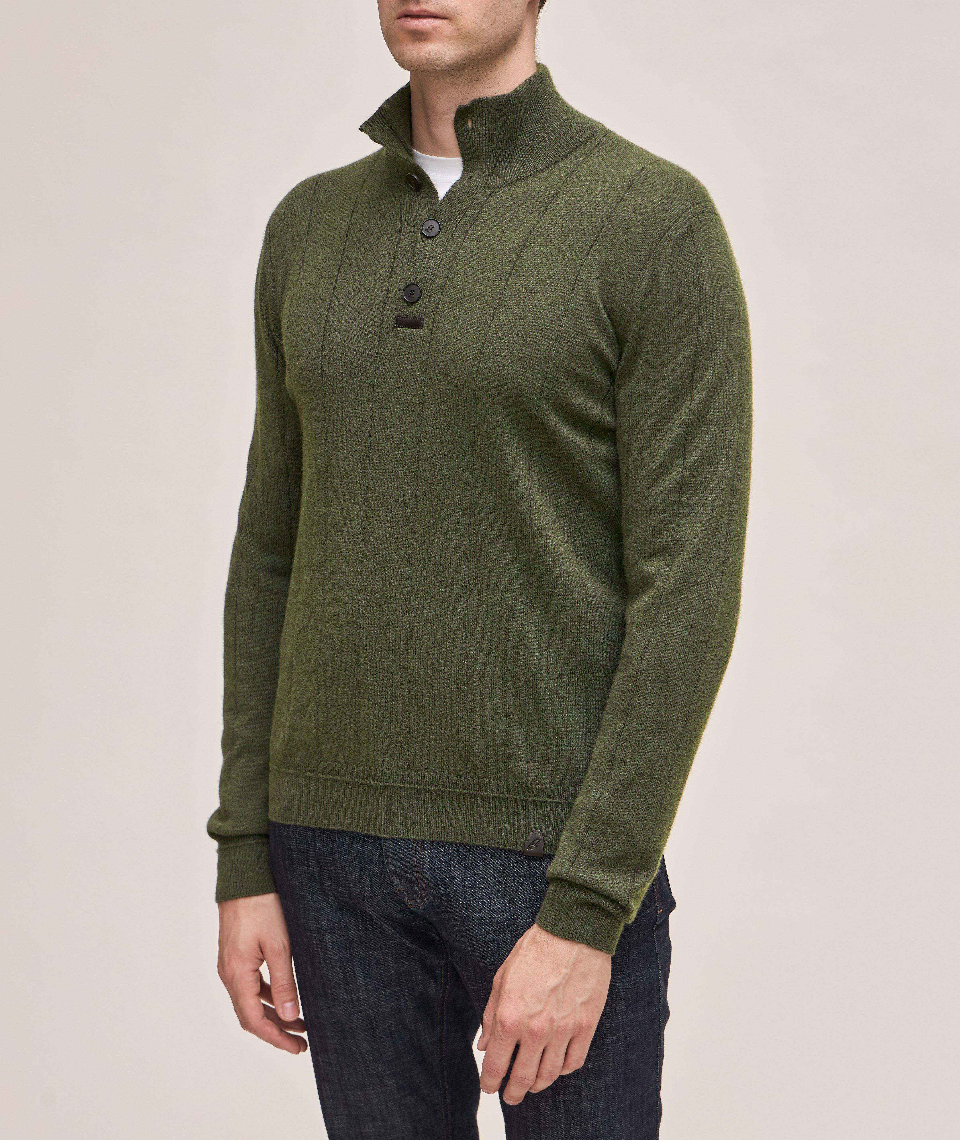 Ribbed Cashmere Polo image 1