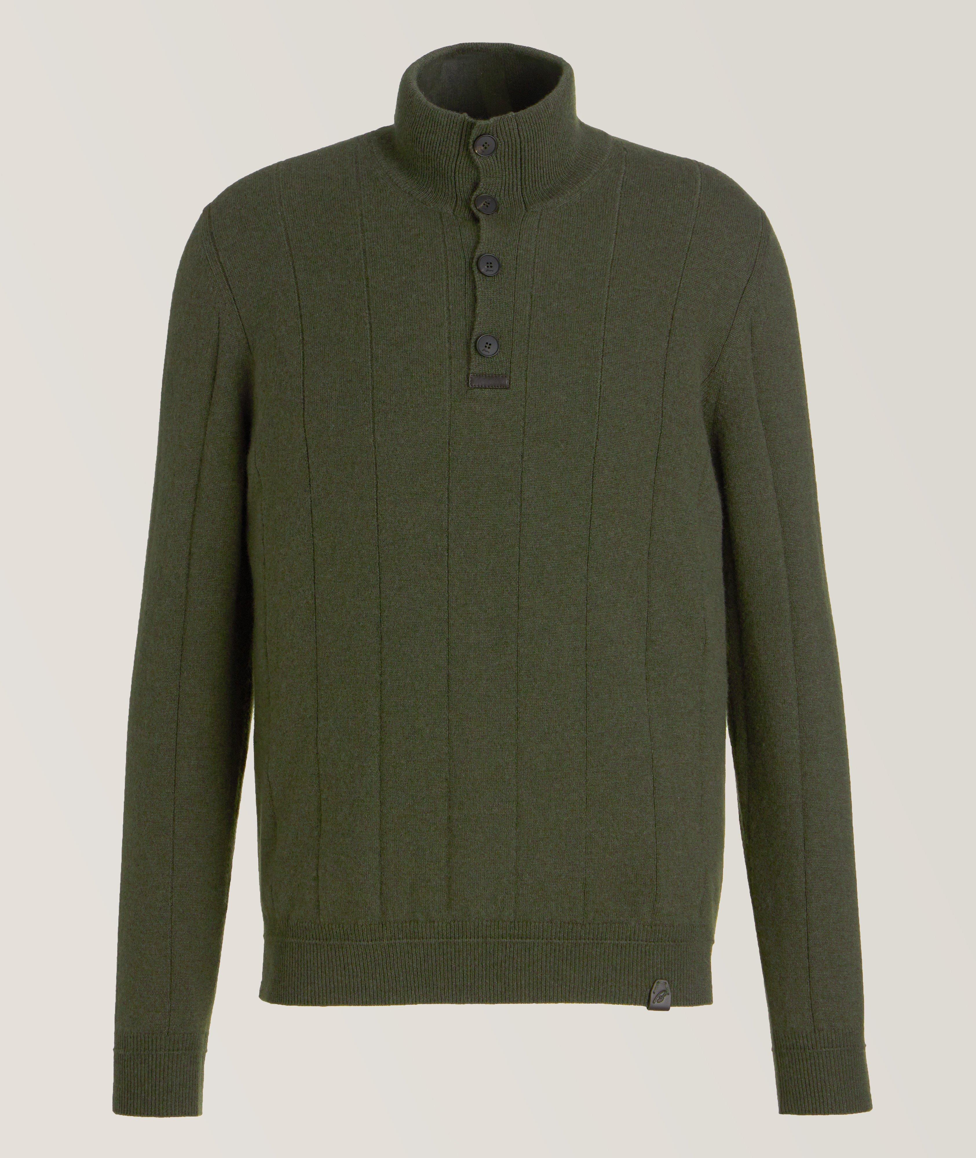 Ribbed Cashmere Polo image 0