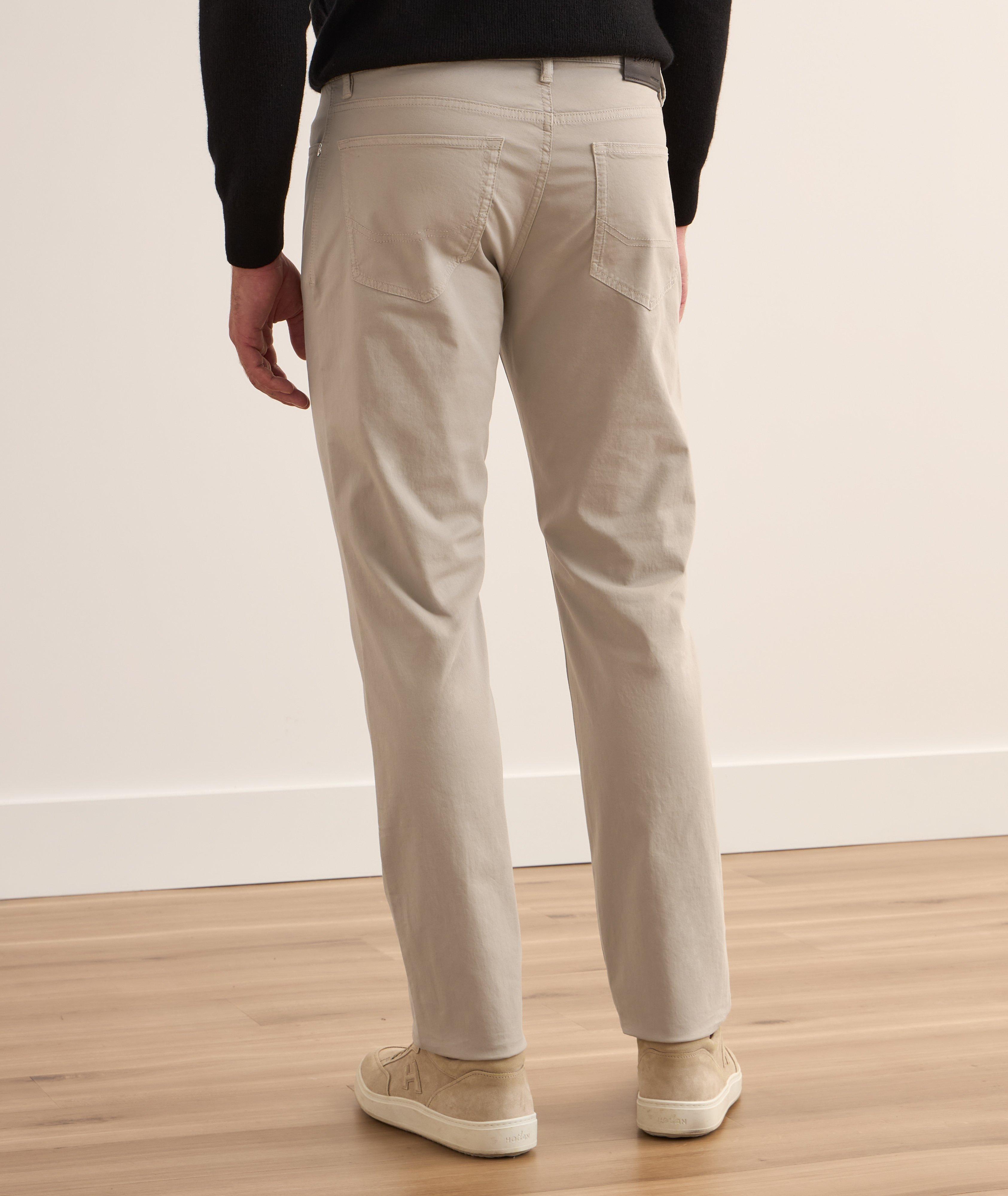 Garment Dyed Stretch-Cotton Pants  image 2