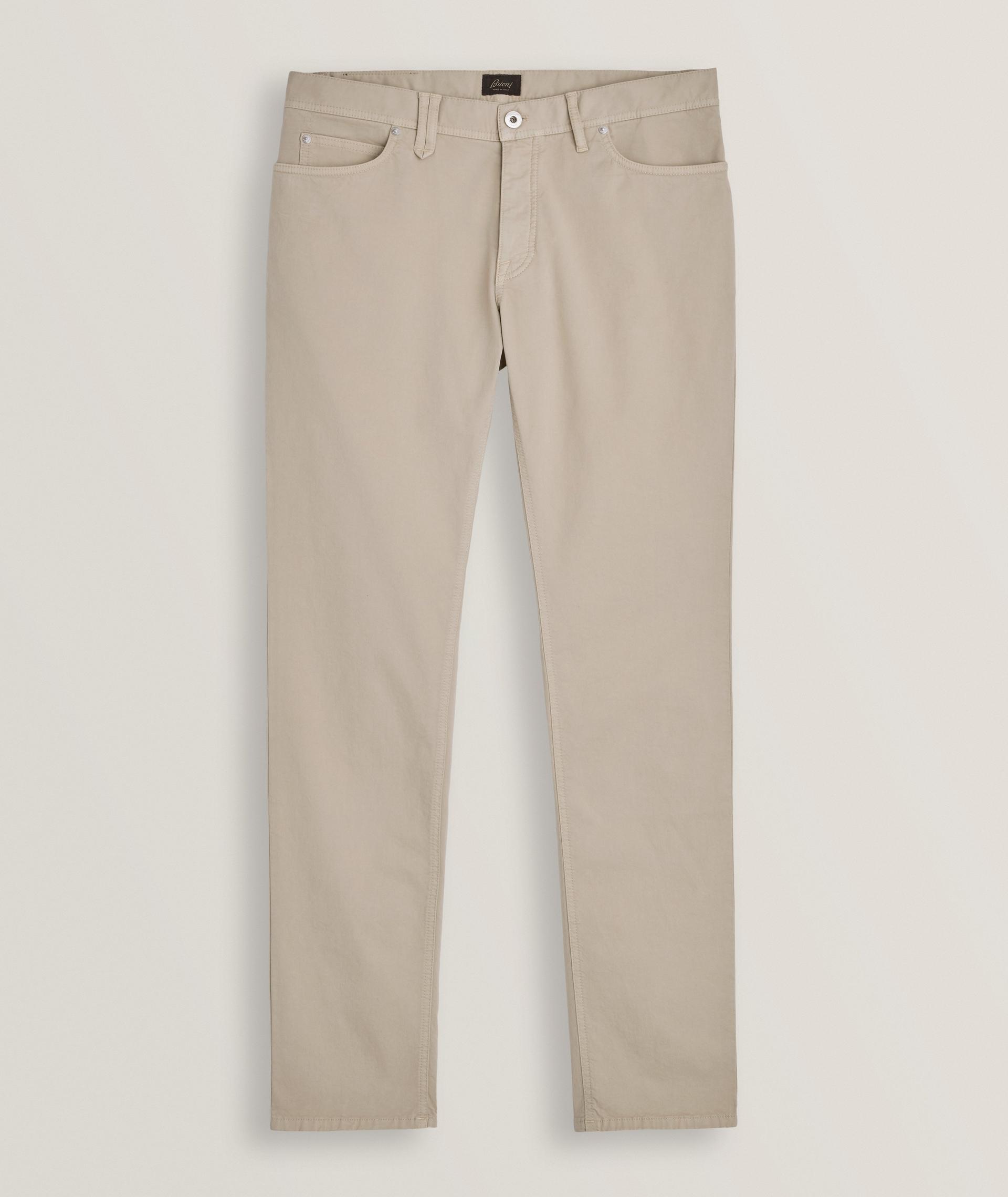 Garment Dyed Stretch-Cotton Pants  image 0