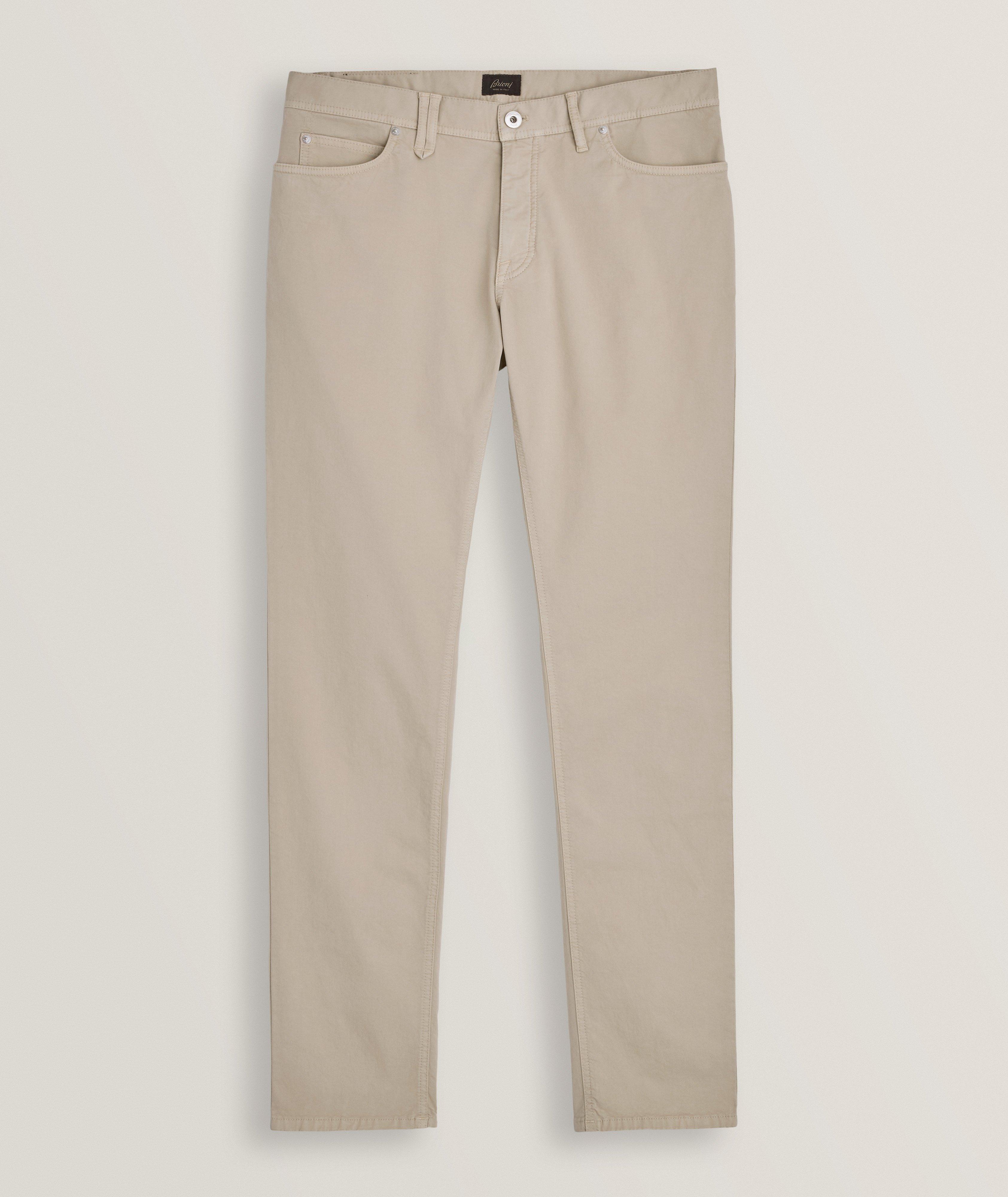 Garment Dyed Stretch-Cotton Pants  image 0