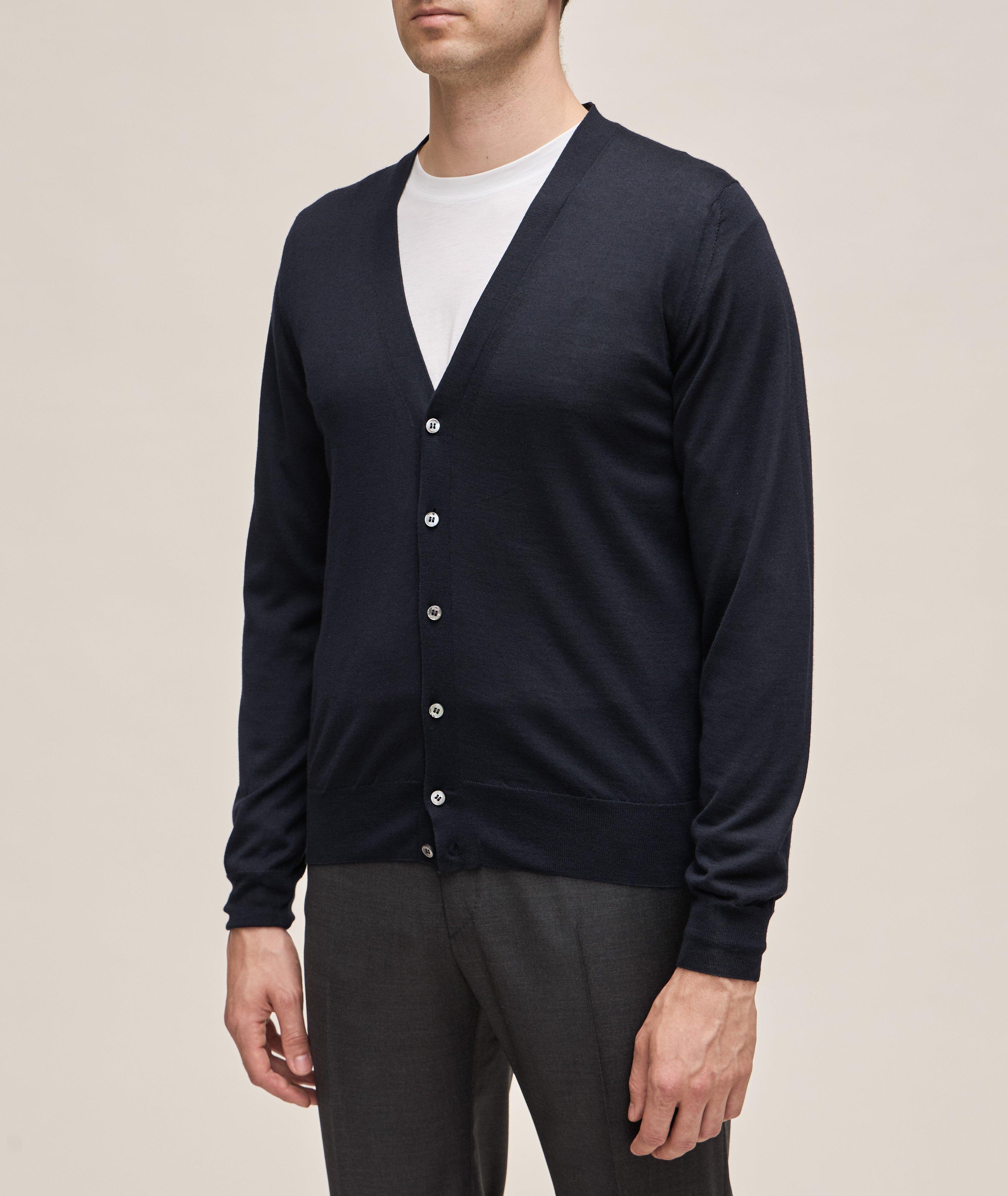 Virgin Wool, Silk & Cashmere Cardigan image 1