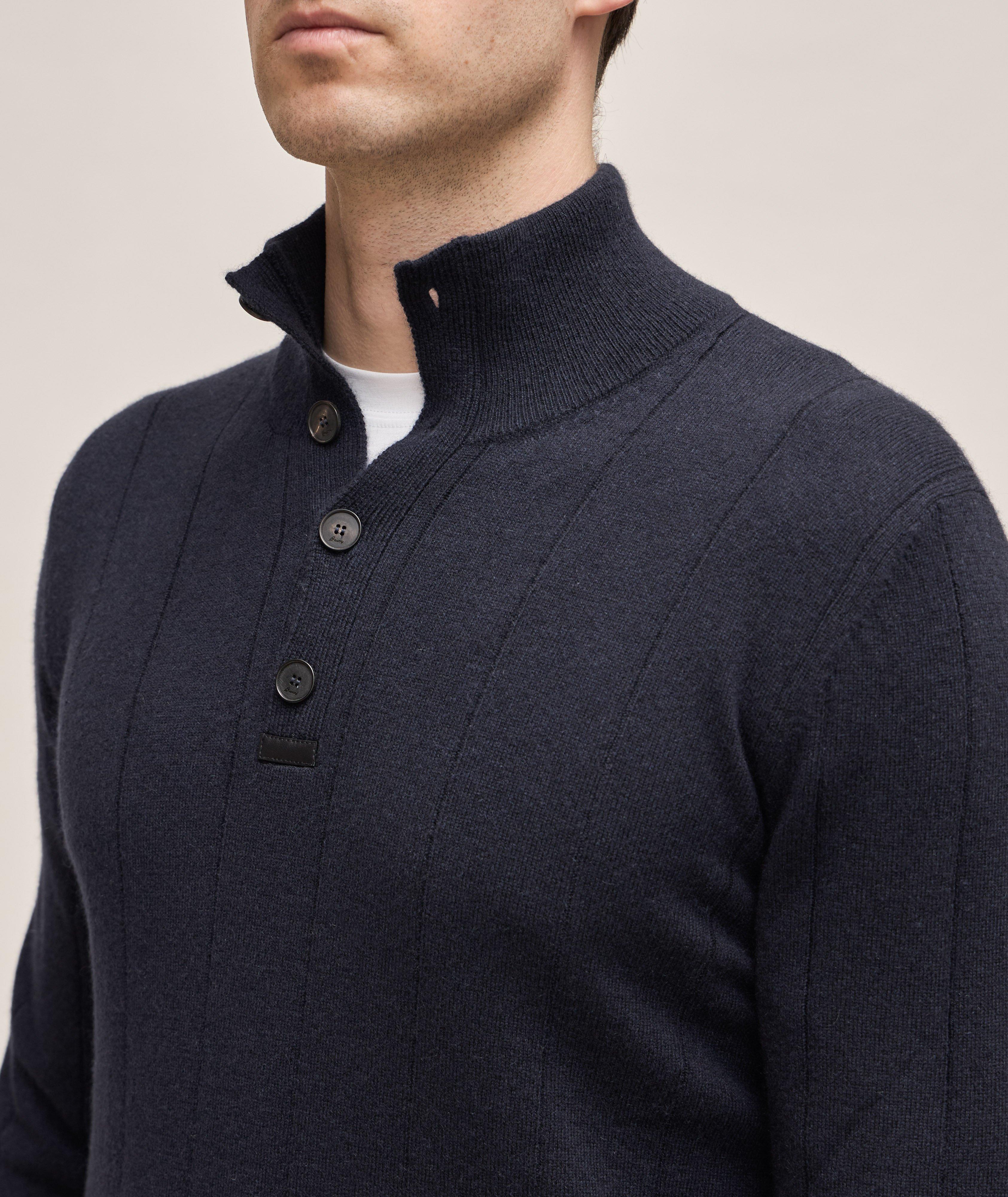 Ribbed Cashmere Polo image 3