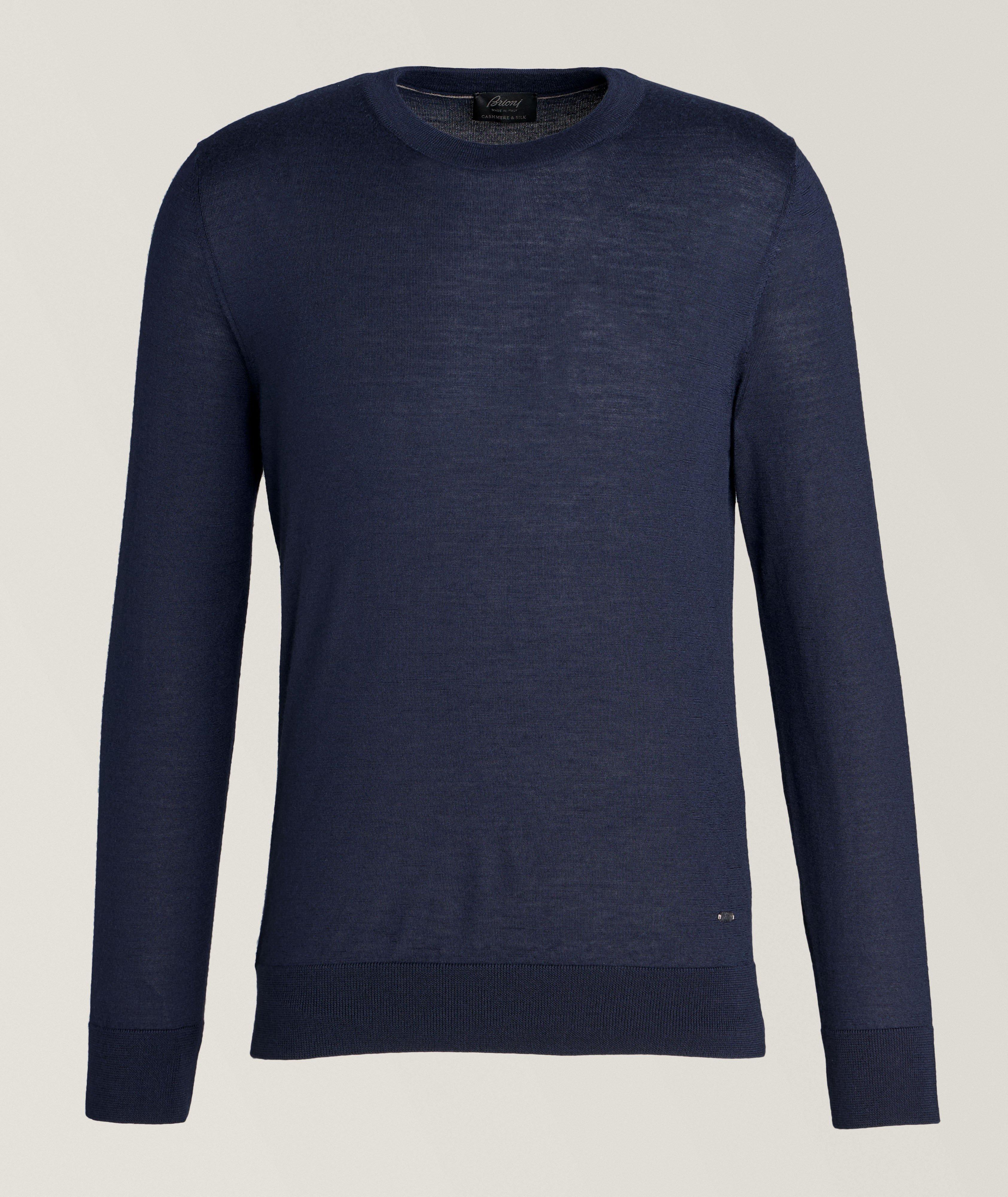 Girocollo Cashmere-Silk Sweater image 0