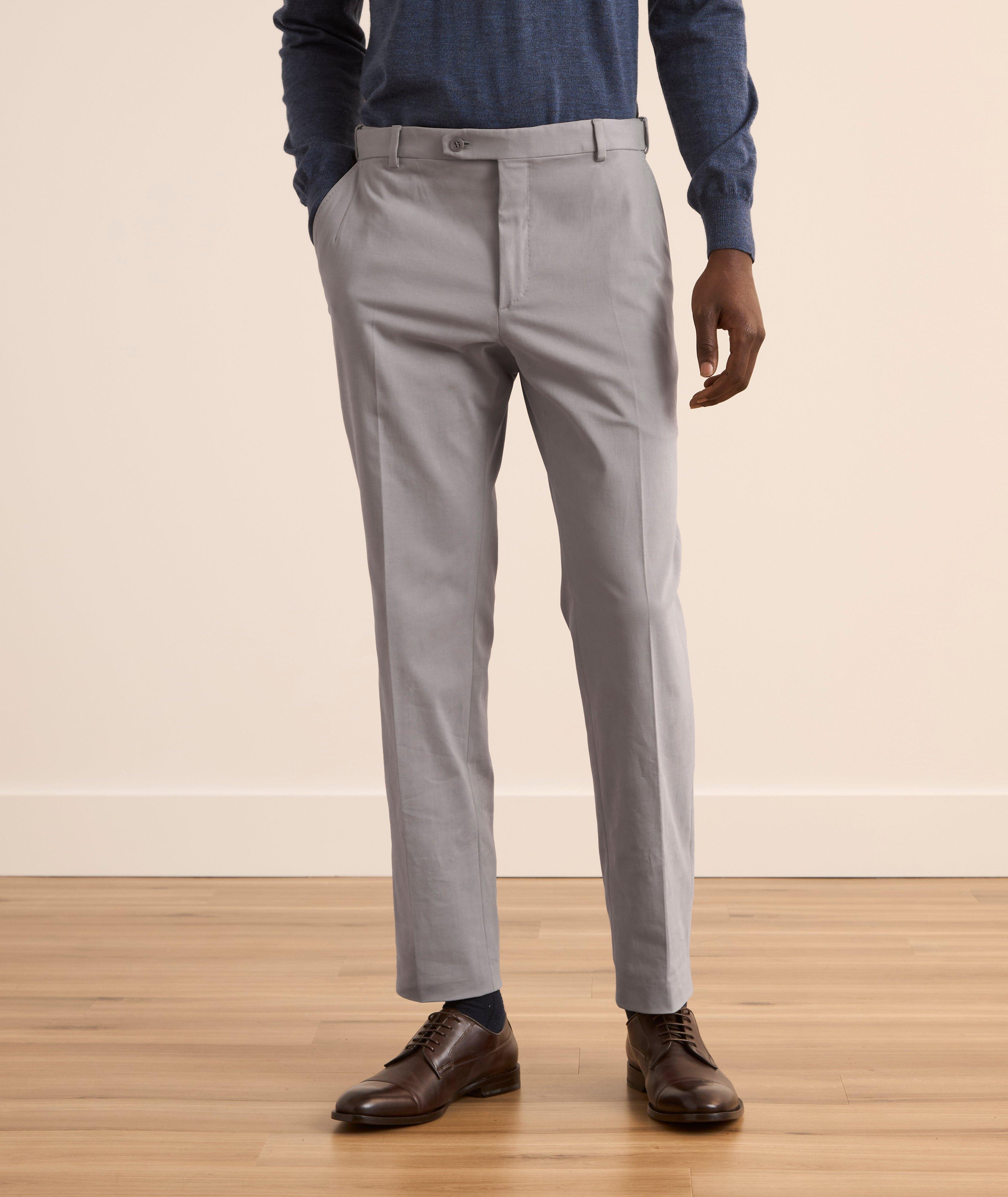 Stretch-Cotton Blend Pants  image 2